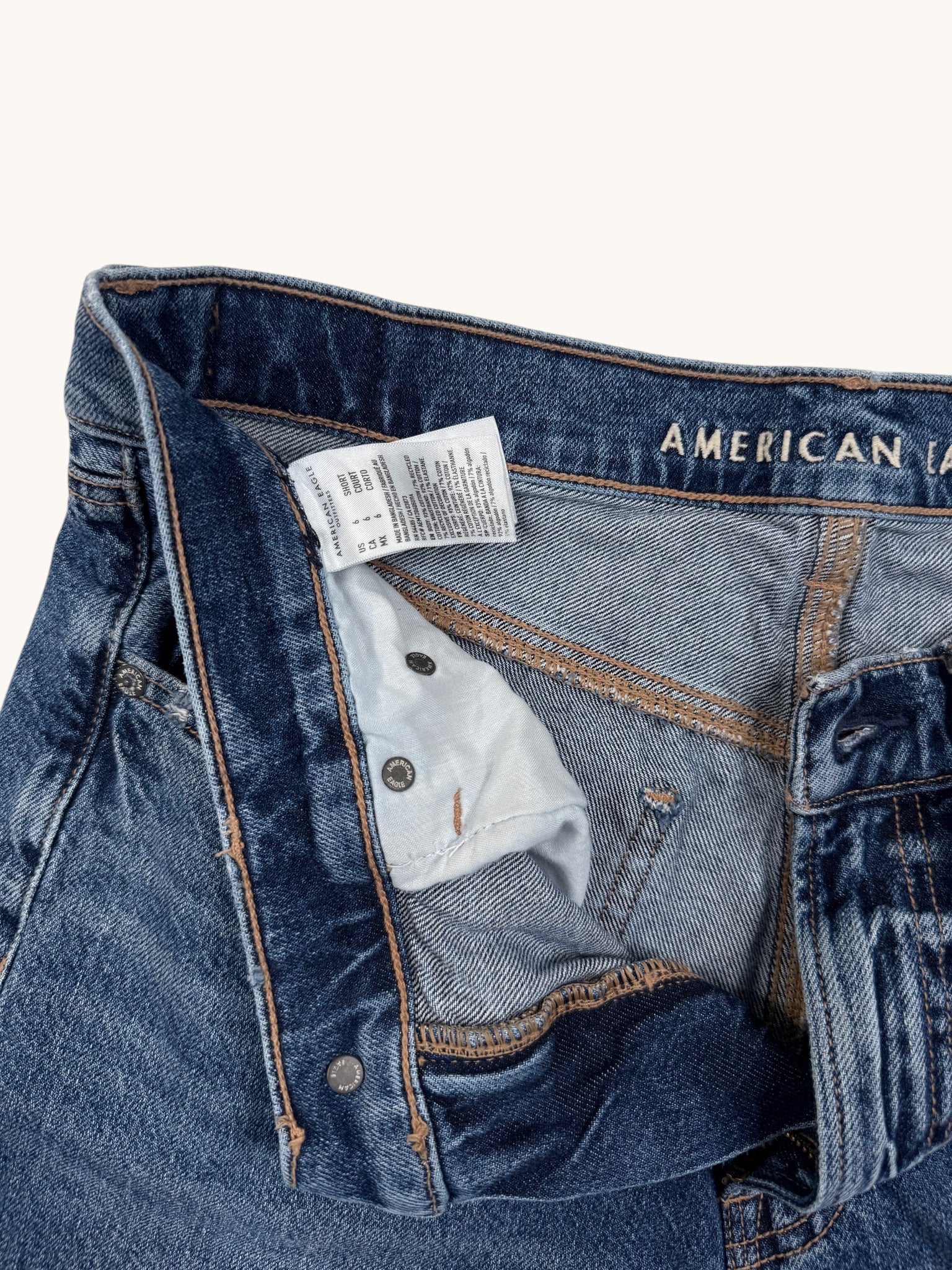 00s American Eagle Low Rise Baggy Jeans - 6S