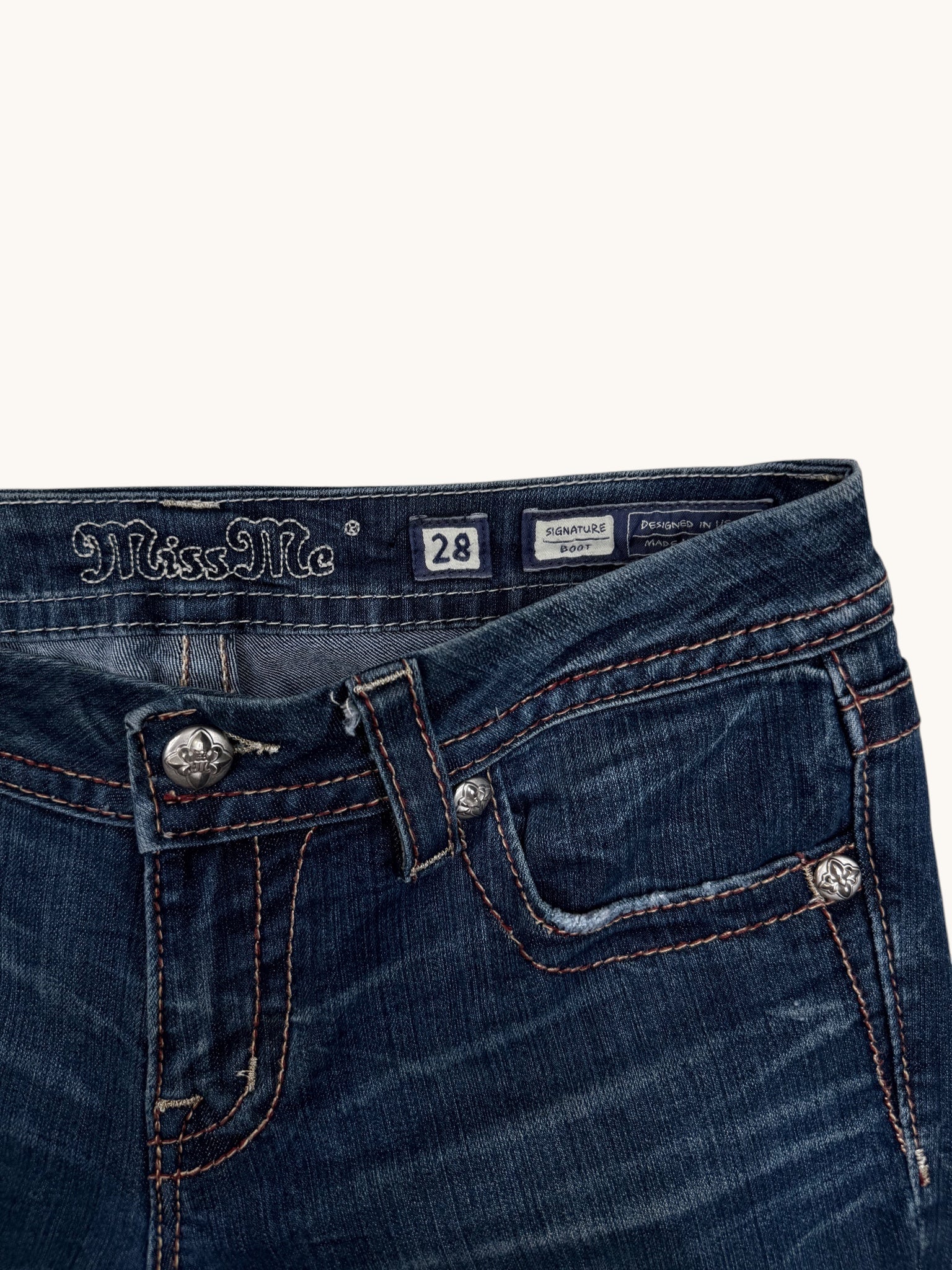 00s MissMe Blue Denim Jeans - 28