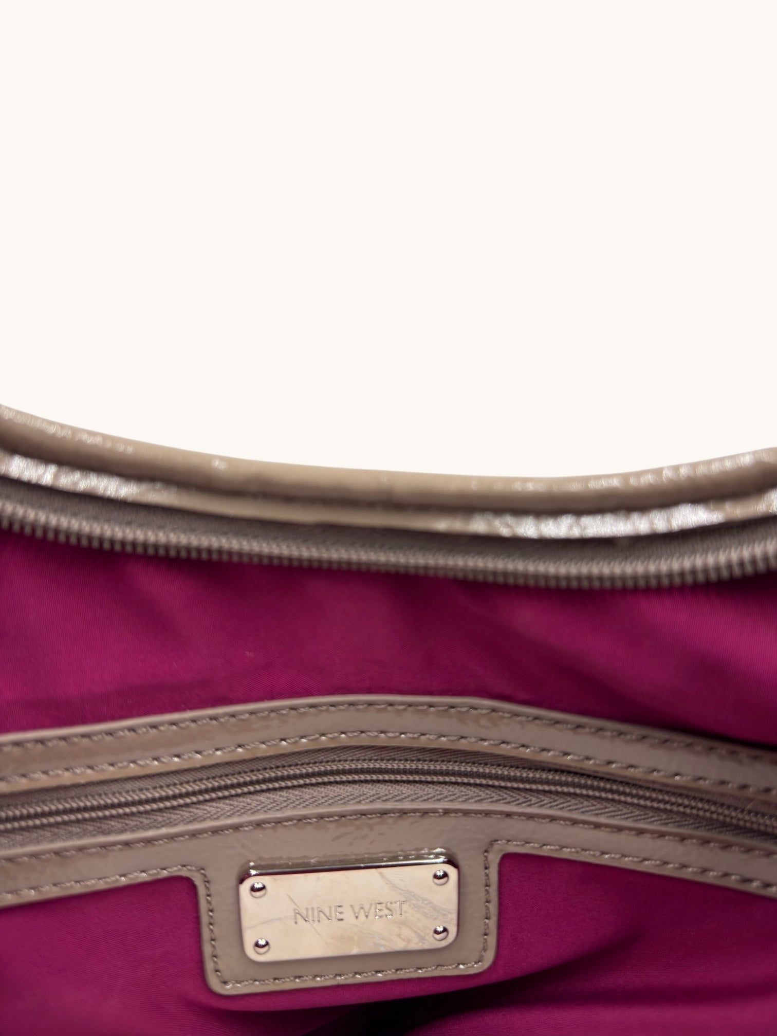 00s Nine West Beige Shoulder Bag