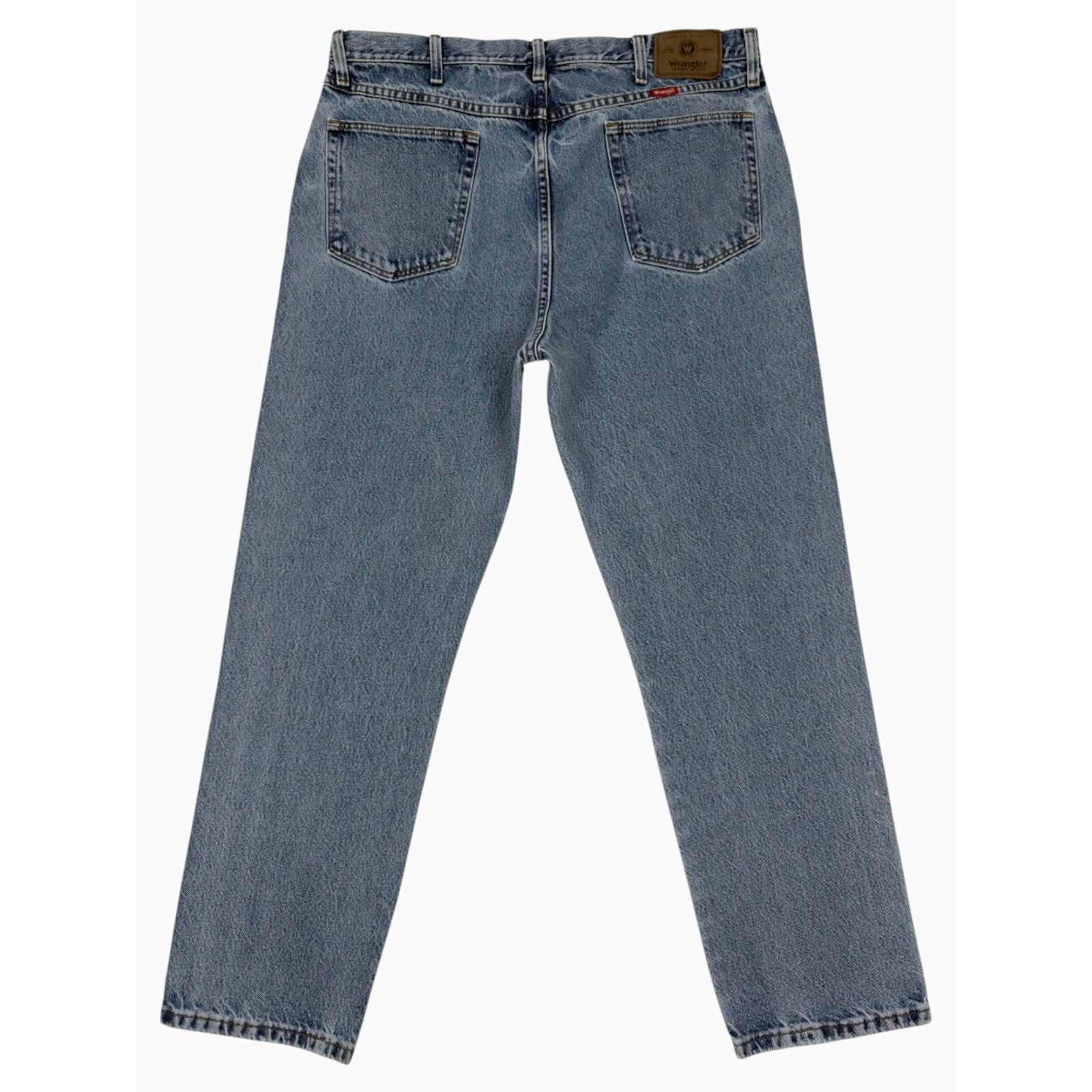 Wrangler Authentic Jeans Mens 38x32 Blue Straight Leg Denim 96501DS Medium Wash