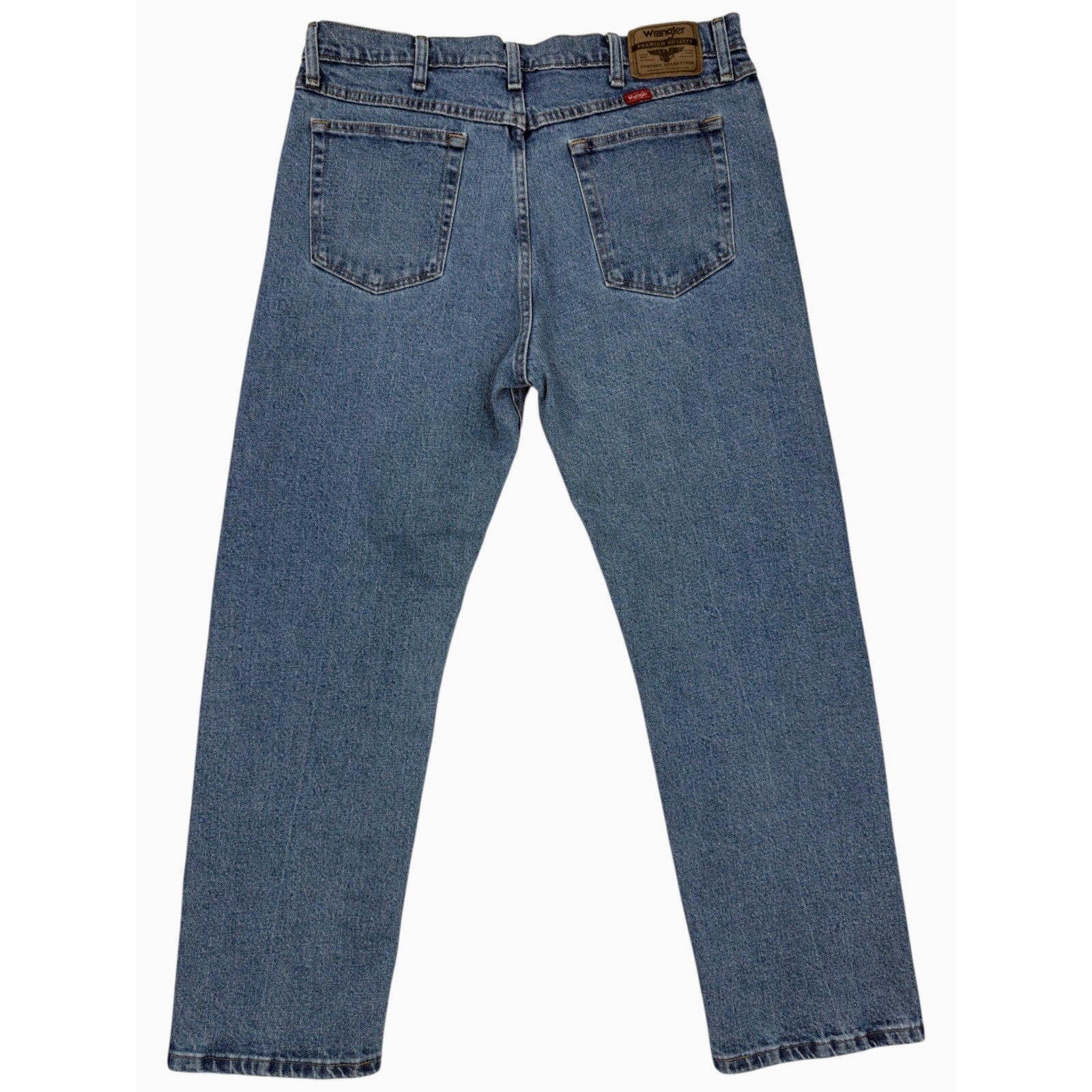 Wrangler Five Star Premium Denim Jeans Mens 36x29 Blue Straight Leg 1096FXVDE