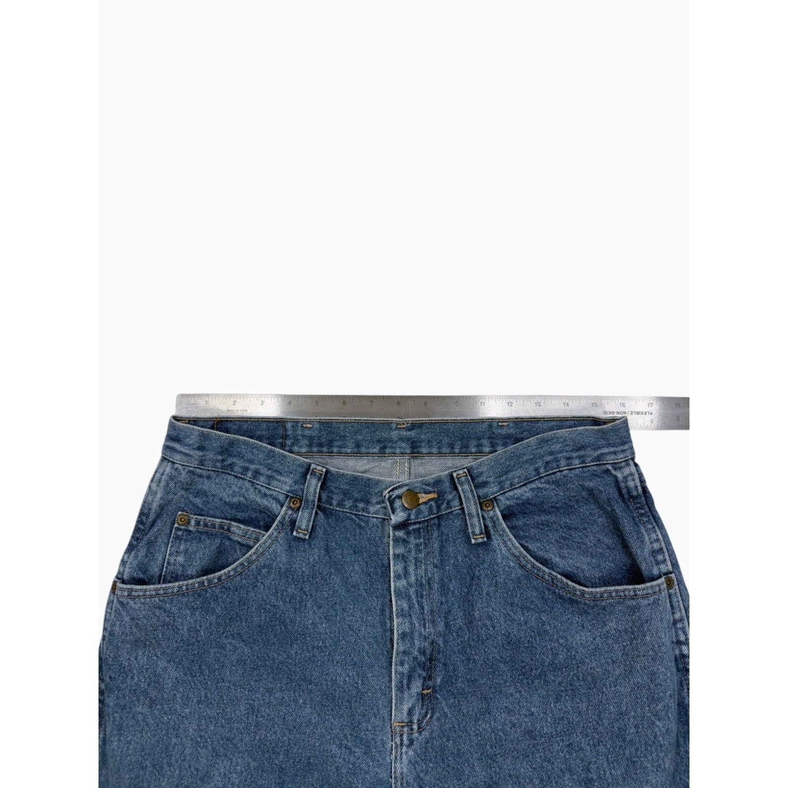 Wrangler Authentics Mens Regular Fit Jeans 34x30 Blue Denim 96501DS Straight Leg