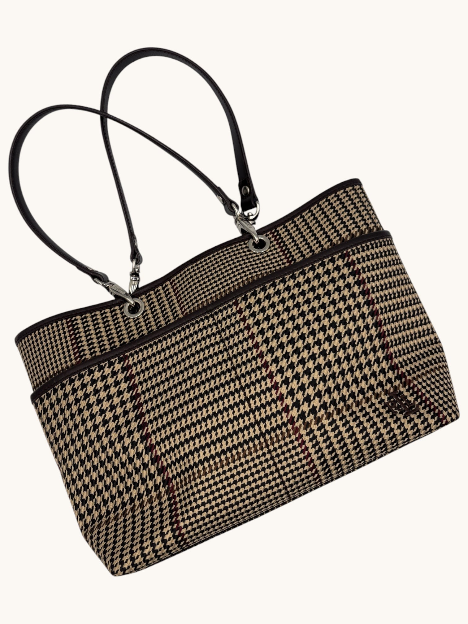 90s Ralph Lauren Plaid Tote Bag
