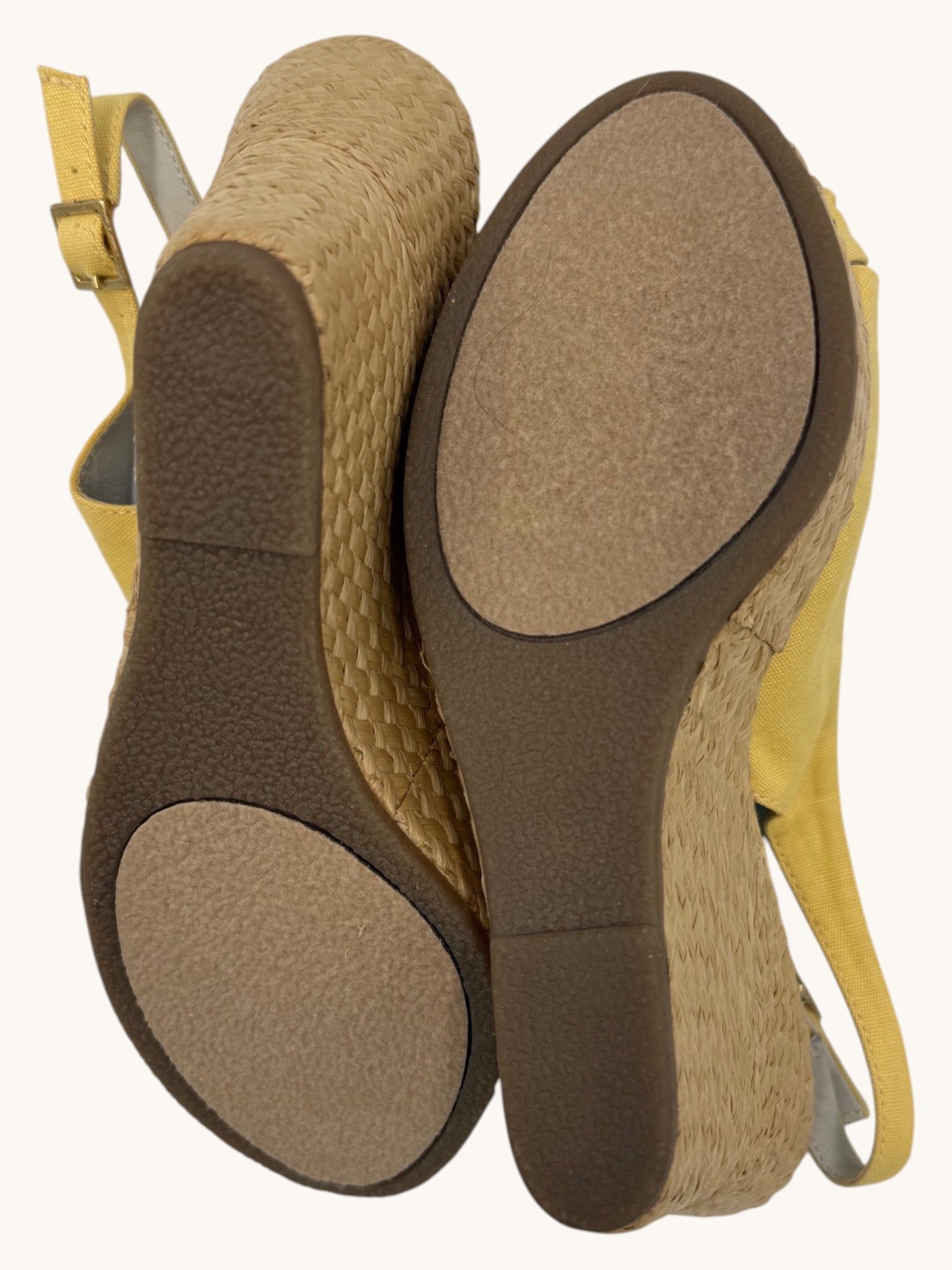 00s Steve Madden Yellow Wedge Sandals - 6 W