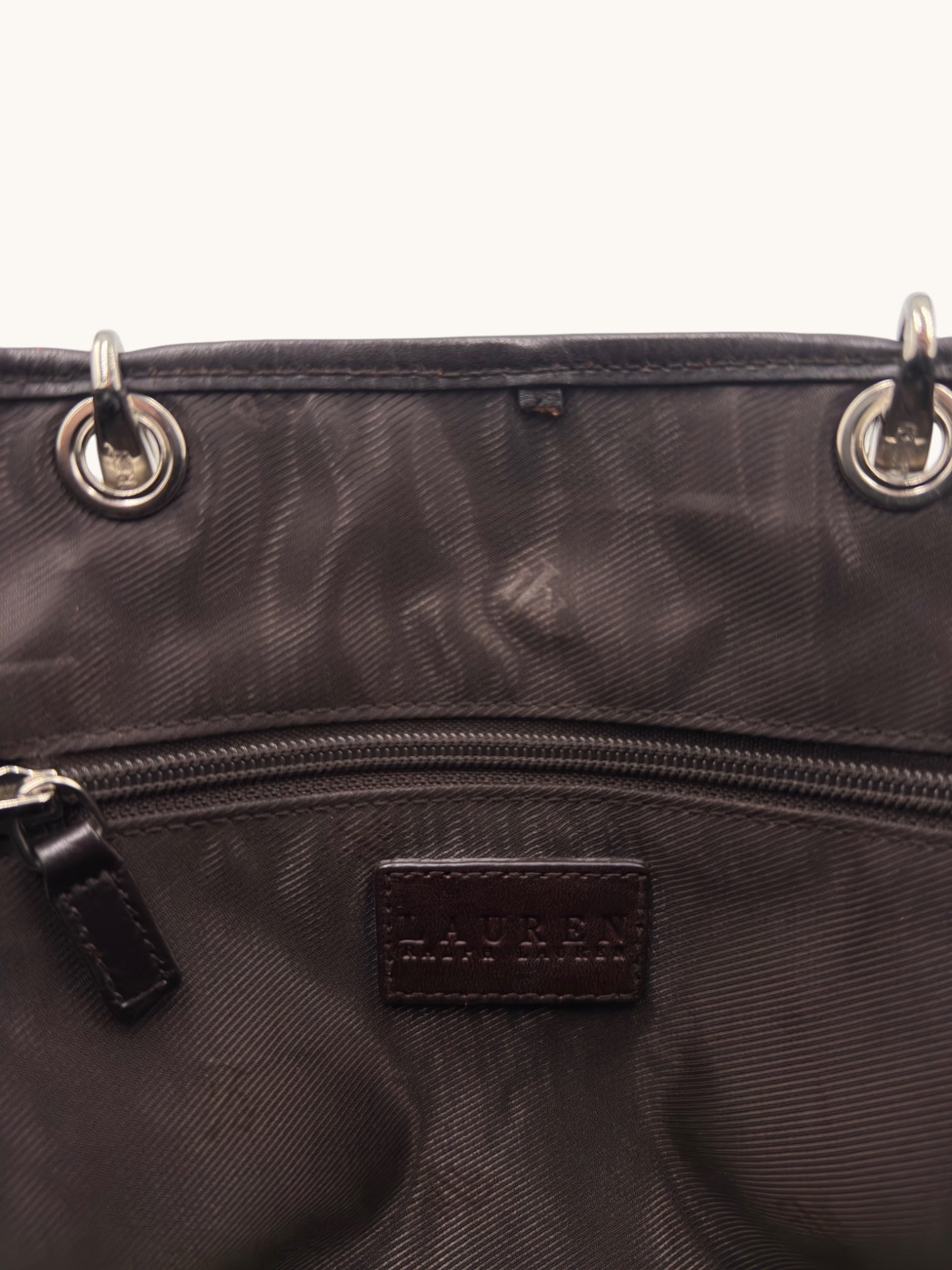 90s Ralph Lauren Plaid Tote Bag