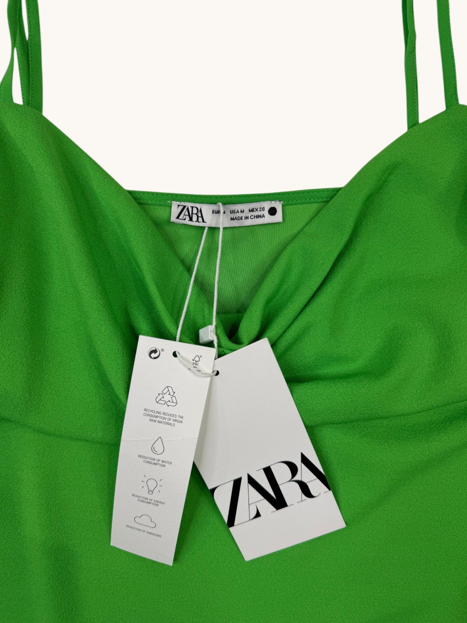 Zara Green Midi Dress - M
