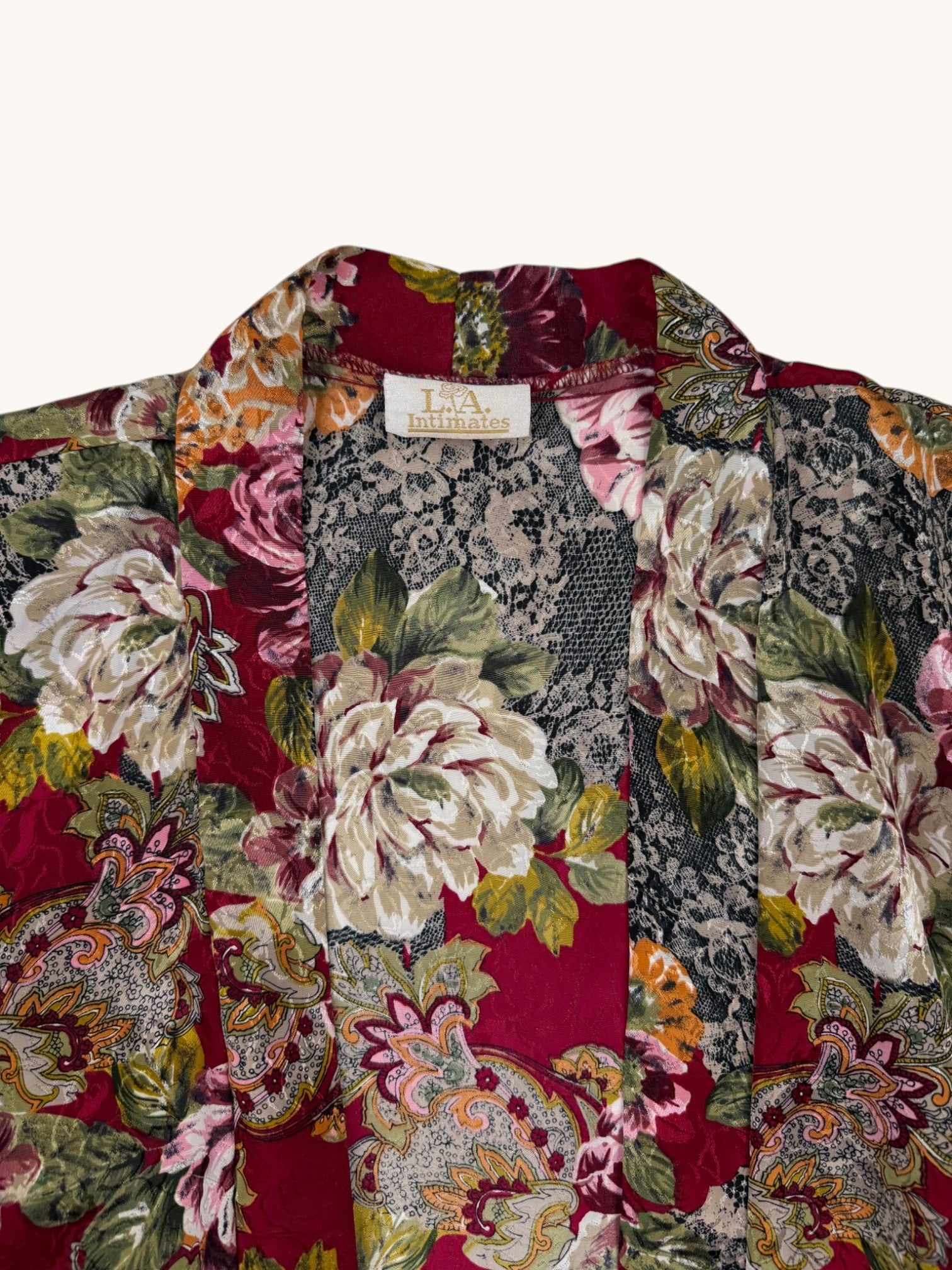 90s L.A. Intimates Floral Robe