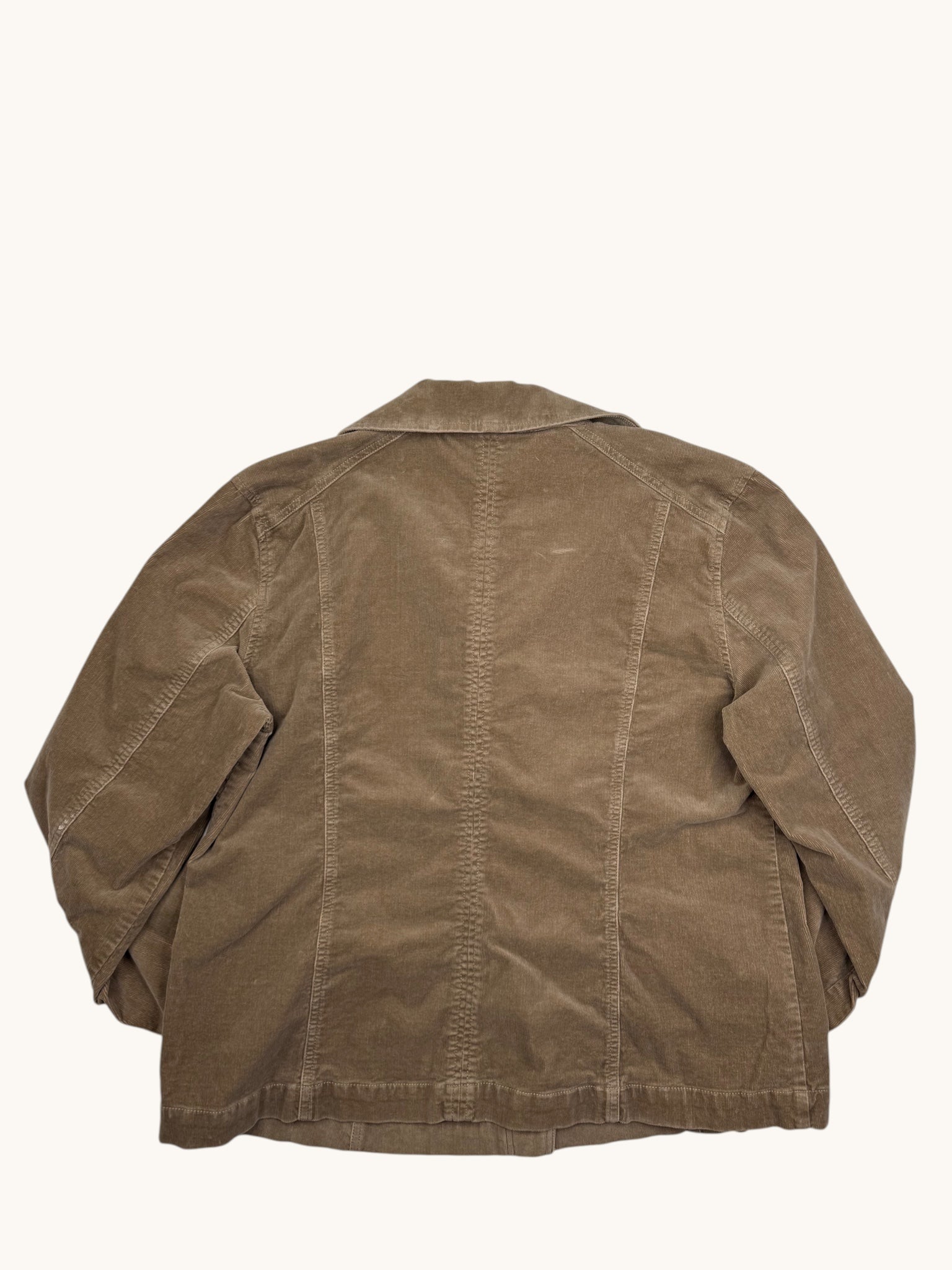 90s Bass Beige Corduroy Jacket - XL