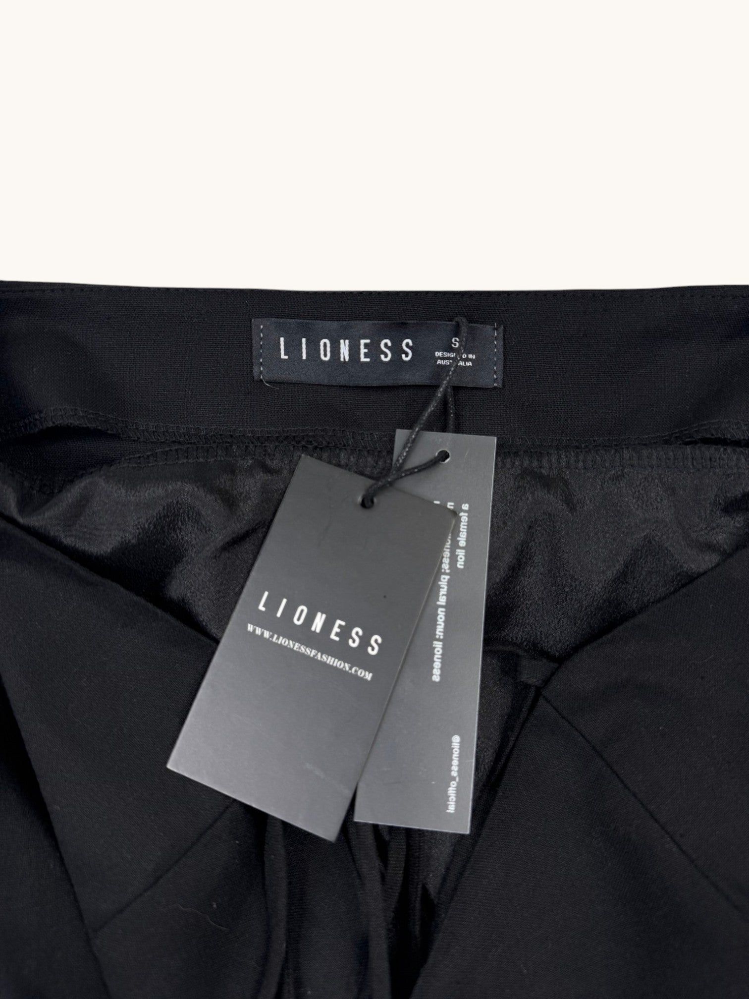 Lioness Black Mini Dress - S