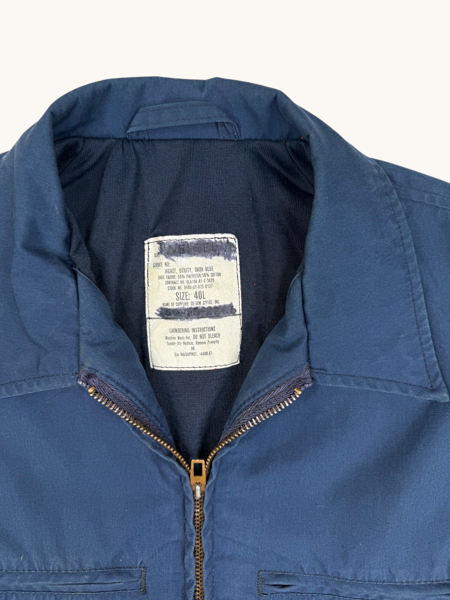 Blue Utility Jacket - 40L