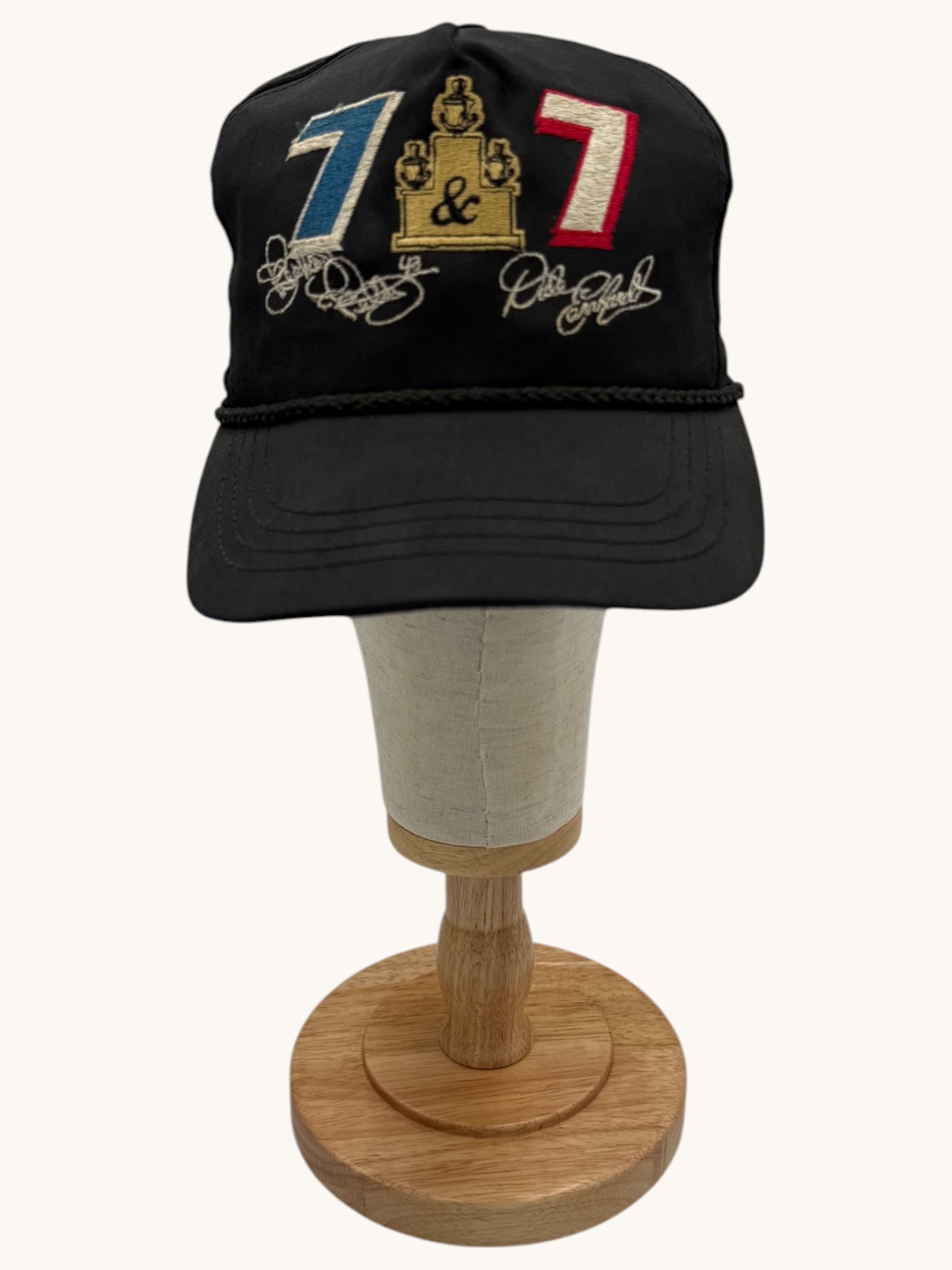 90s AmeriCap Black 7&7 Winston Cup Snapback