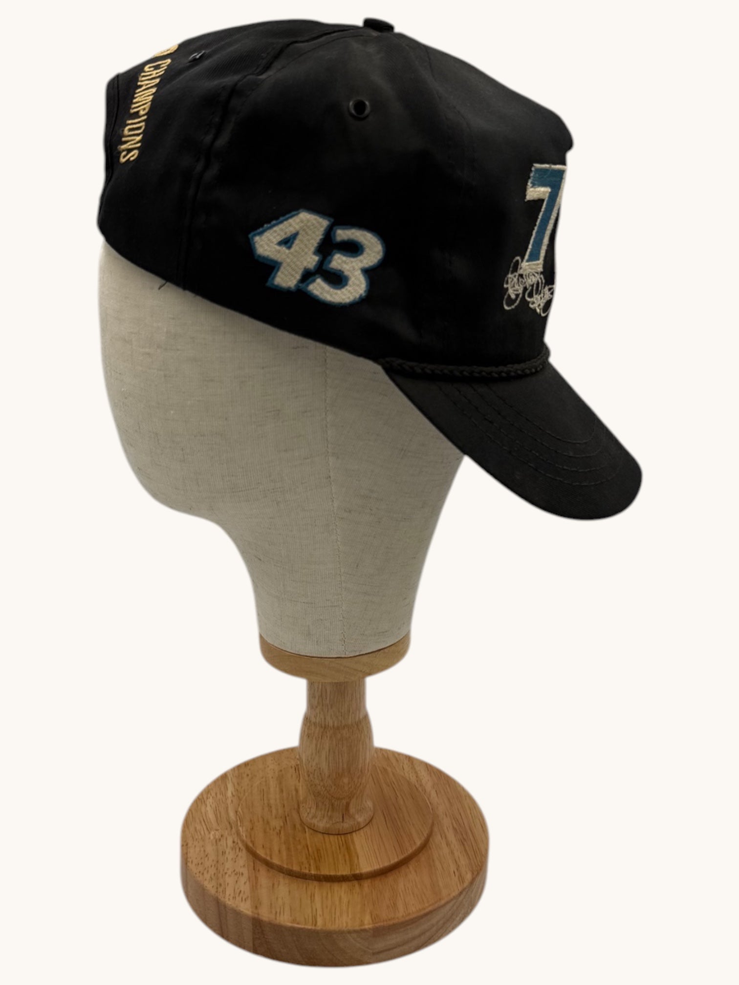 90s AmeriCap Black 7&7 Winston Cup Snapback