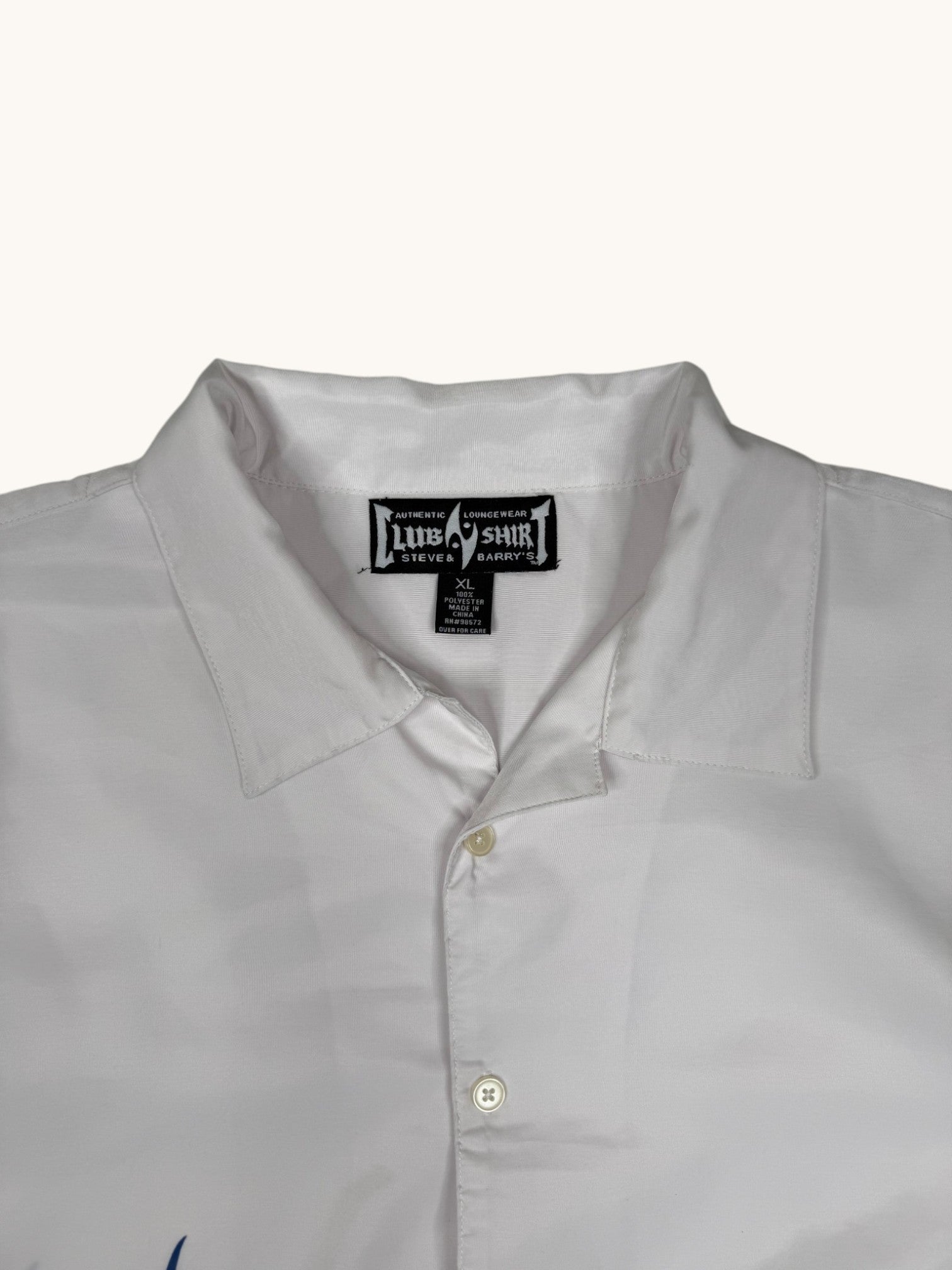 90s Club Shirt Flames Button Up - XL