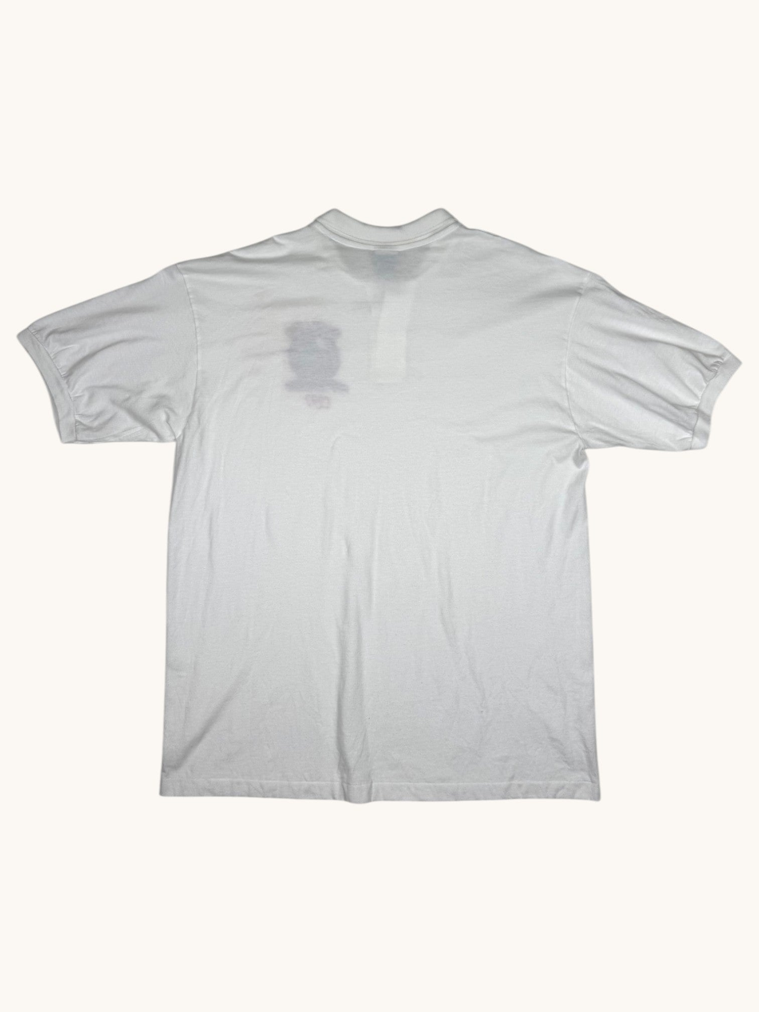 90s Anvil White Golf Polo - XL