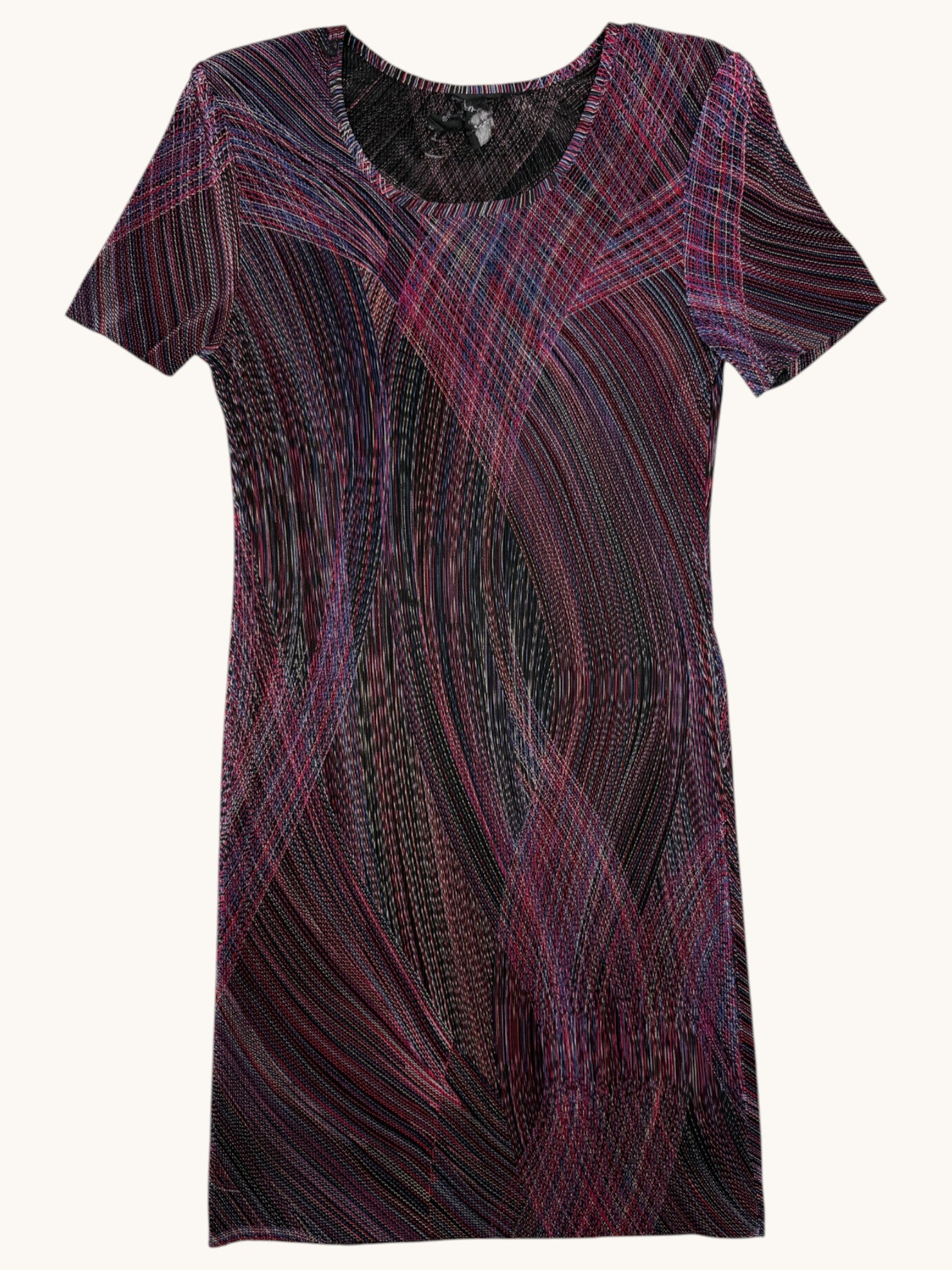 90s Connected Multicolor Mini Dress