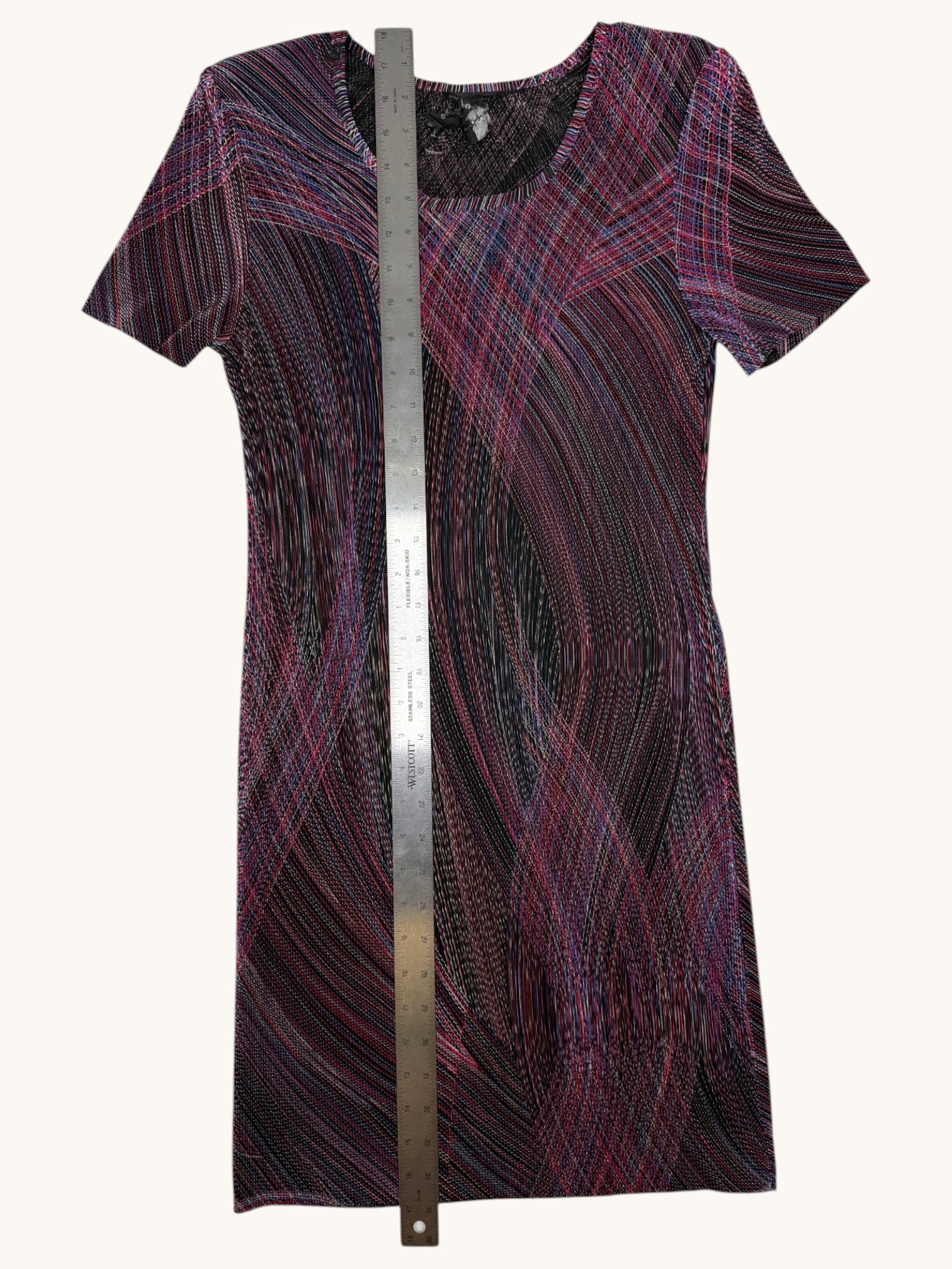 90s Connected Multicolor Mini Dress