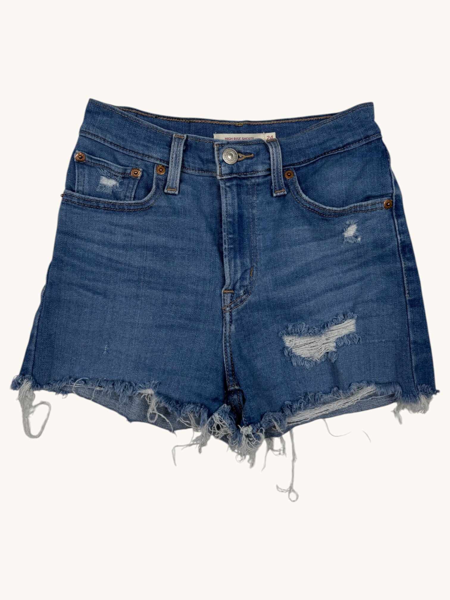 Levi's Blue Denim Shorts - 24
