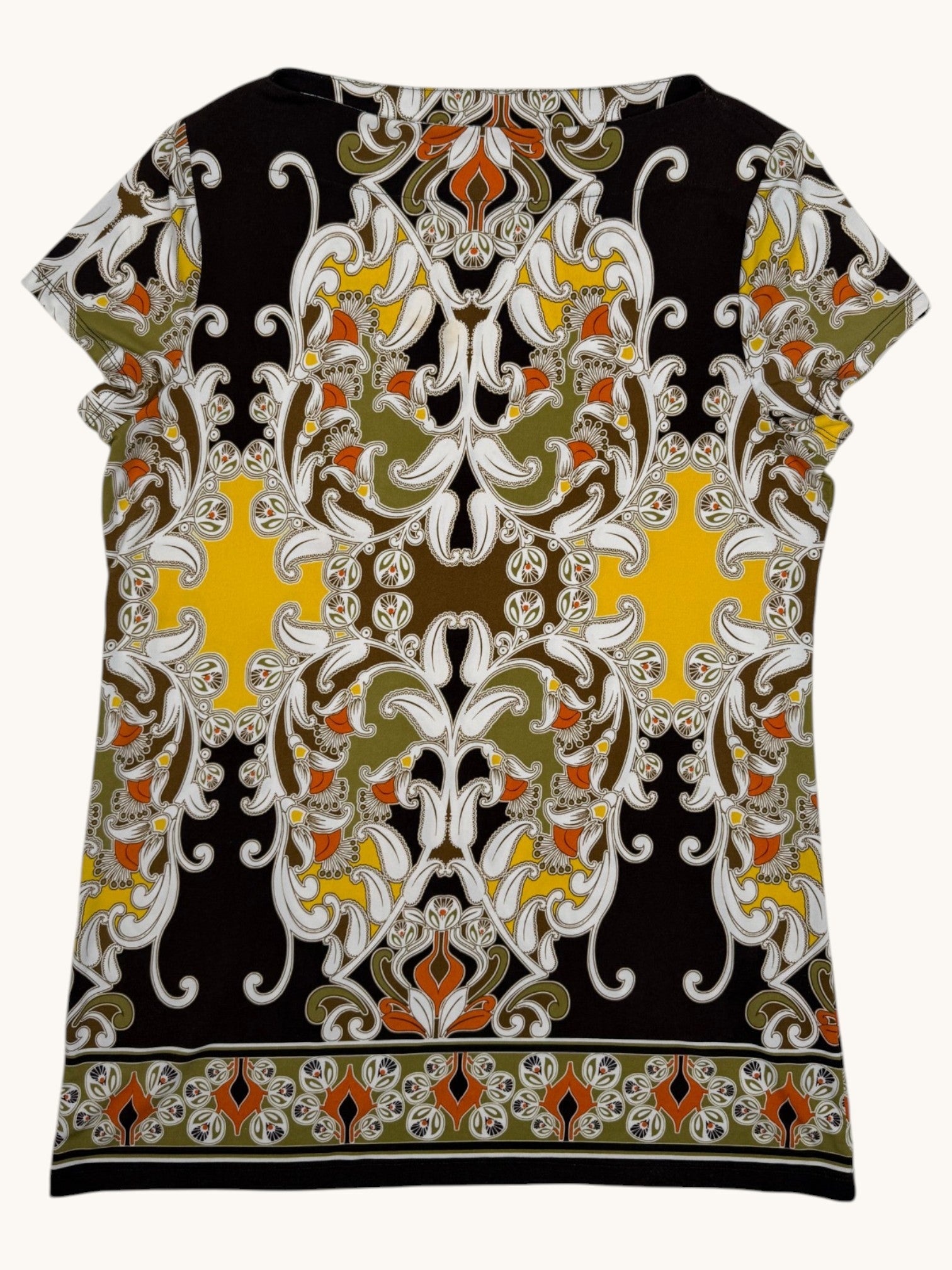 90s Rafaella Multicolor Patterned Tunic - L