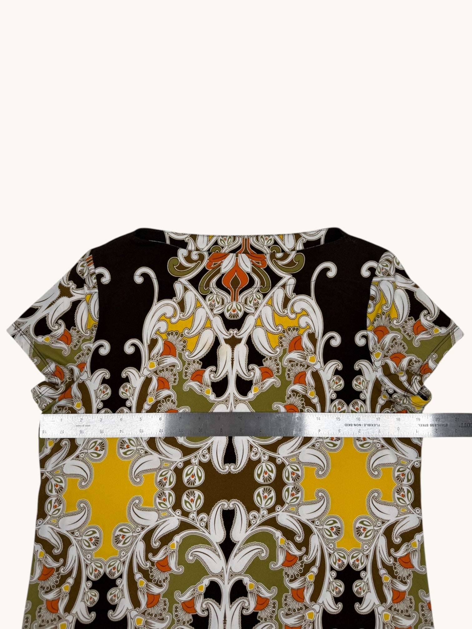 90s Rafaella Multicolor Patterned Tunic - L