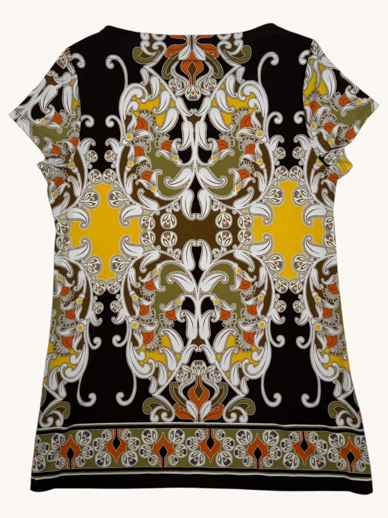 90s Rafaella Multicolor Patterned Tunic - L