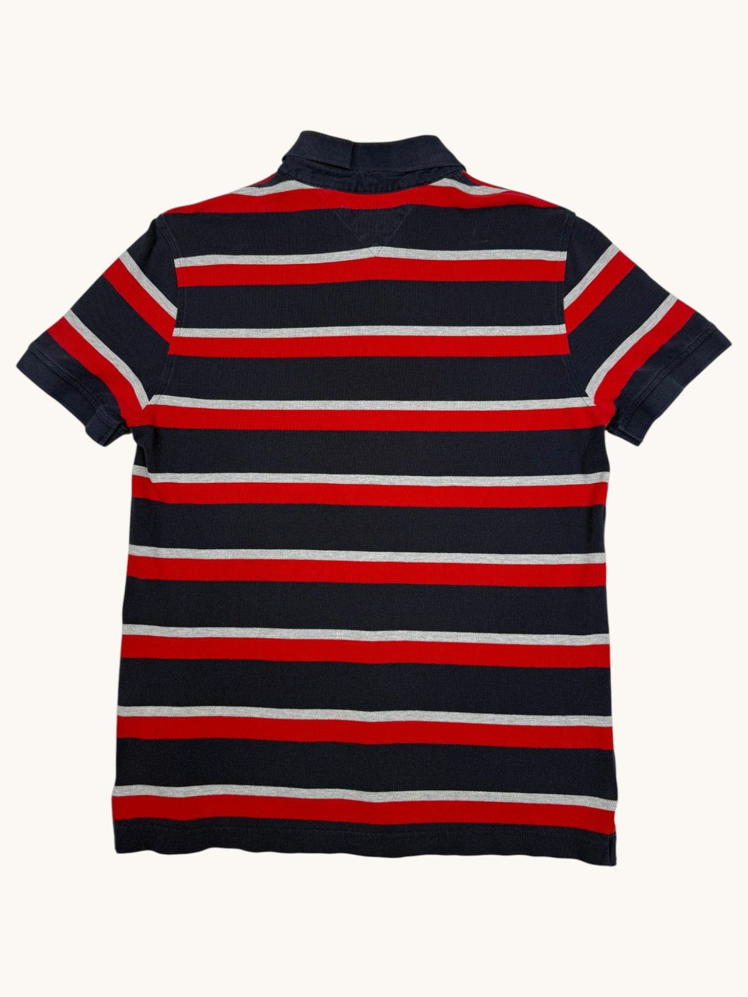 90s Tommy Hilfiger Stripe Polo - M