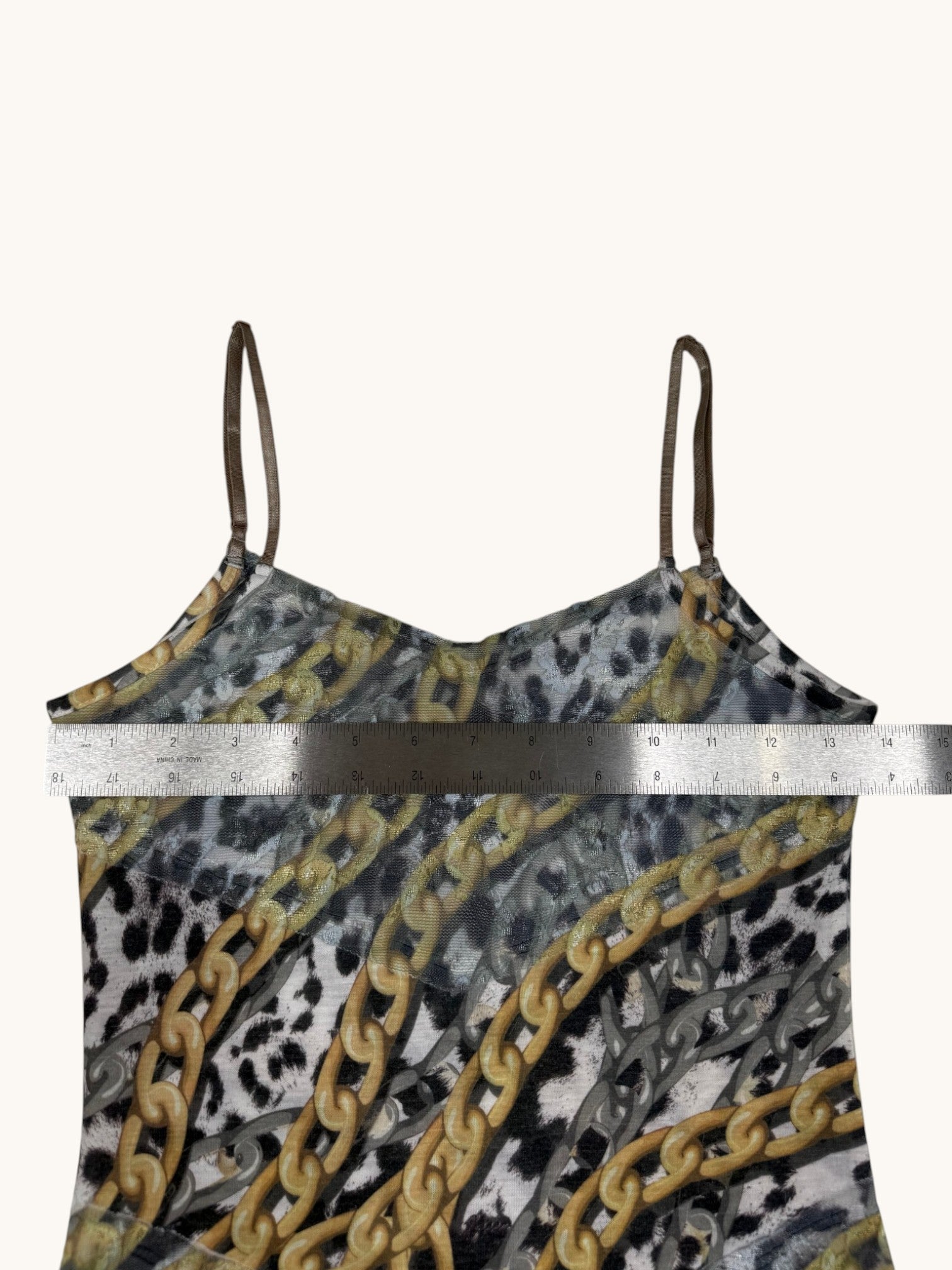 90s Cache Chain Print Tank - XS