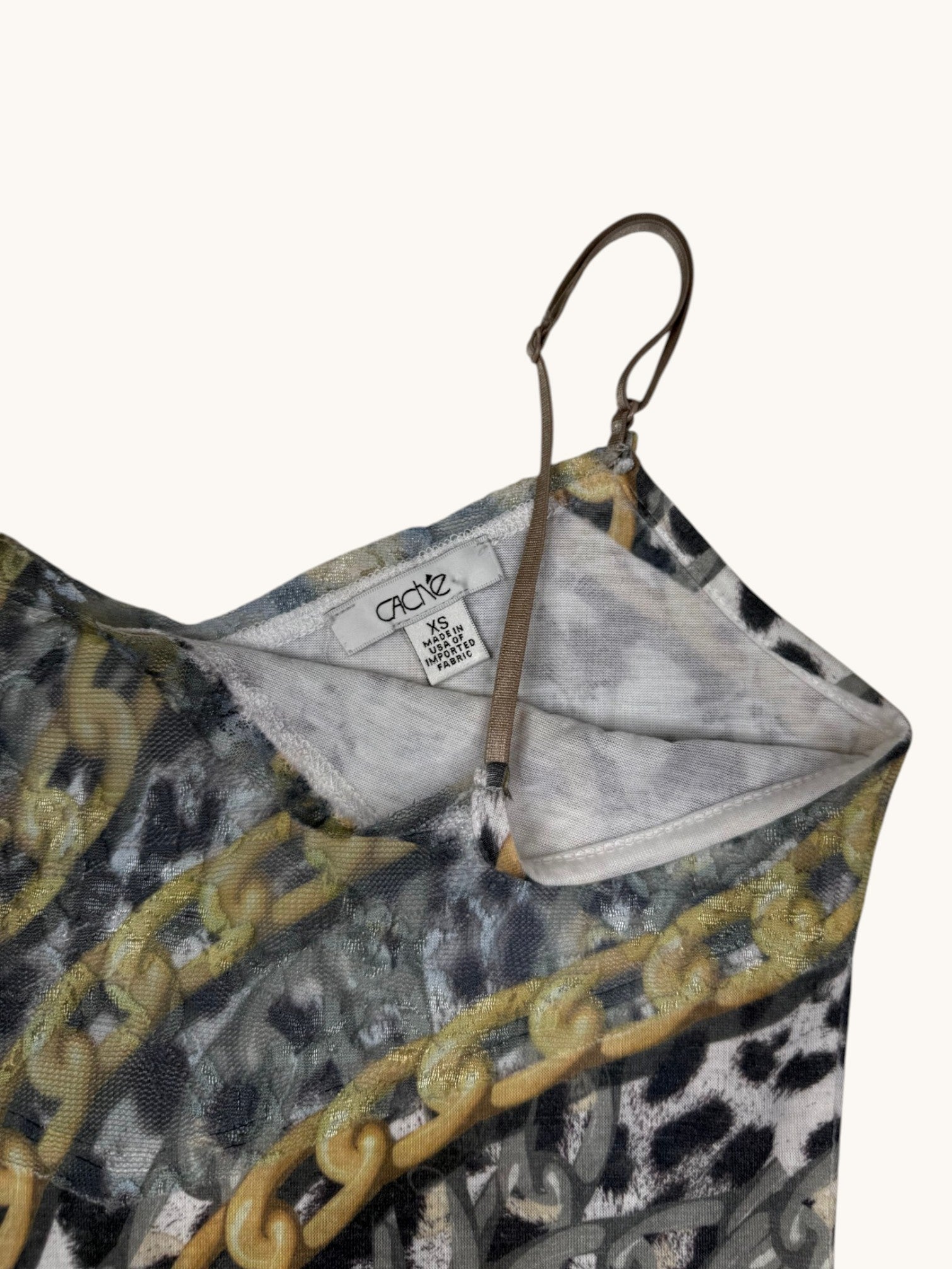 90s Cache Chain Print Tank - XS