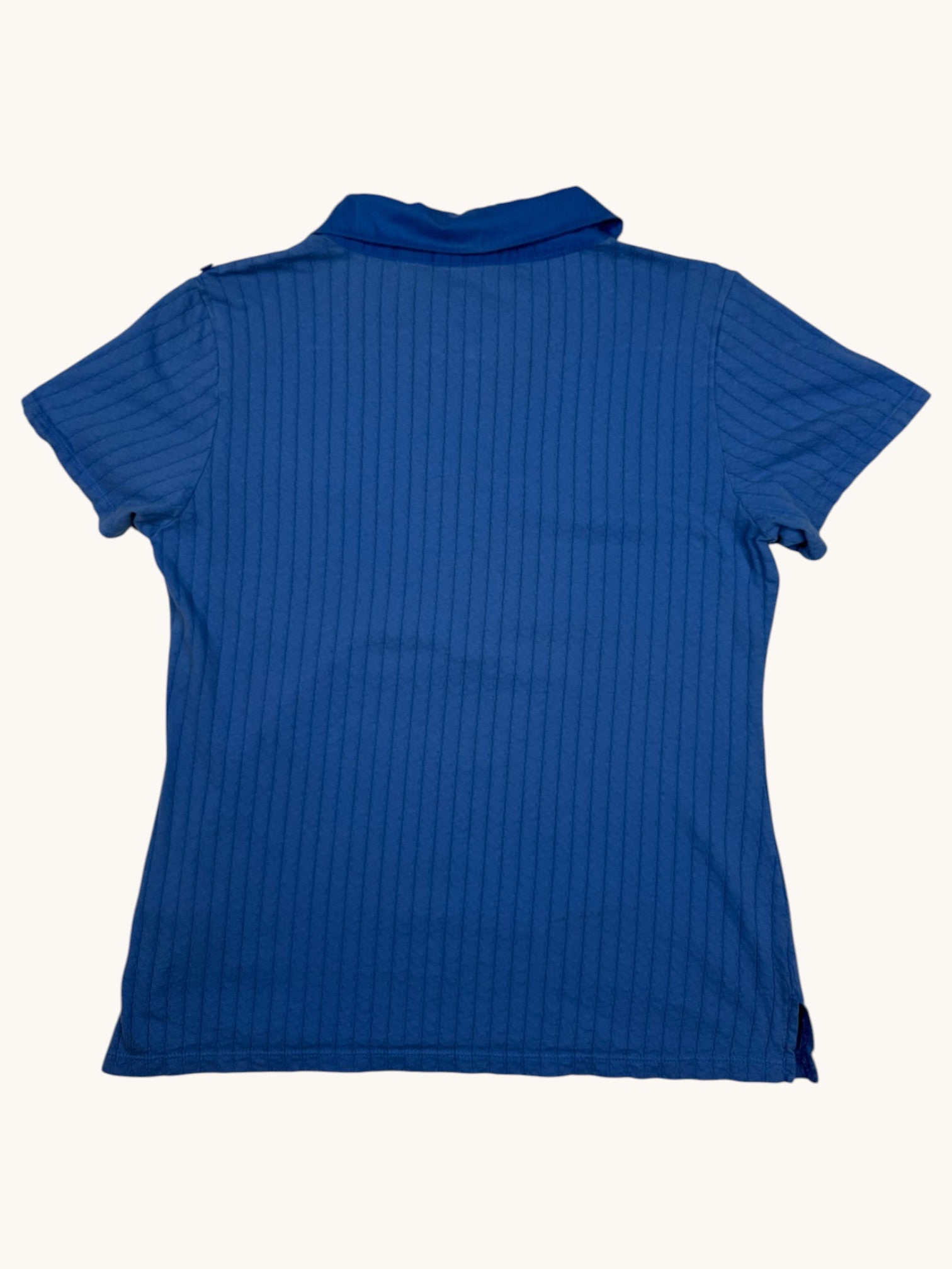 00s DKNY Jeans Blue Polo Top - L