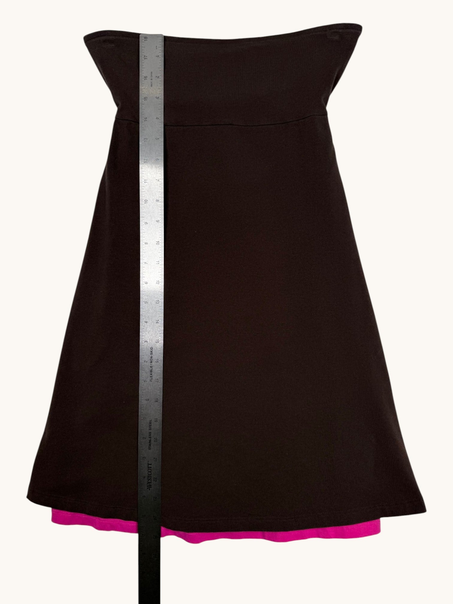 00s Victoria's Secret Brown Strapless Dress - XS
