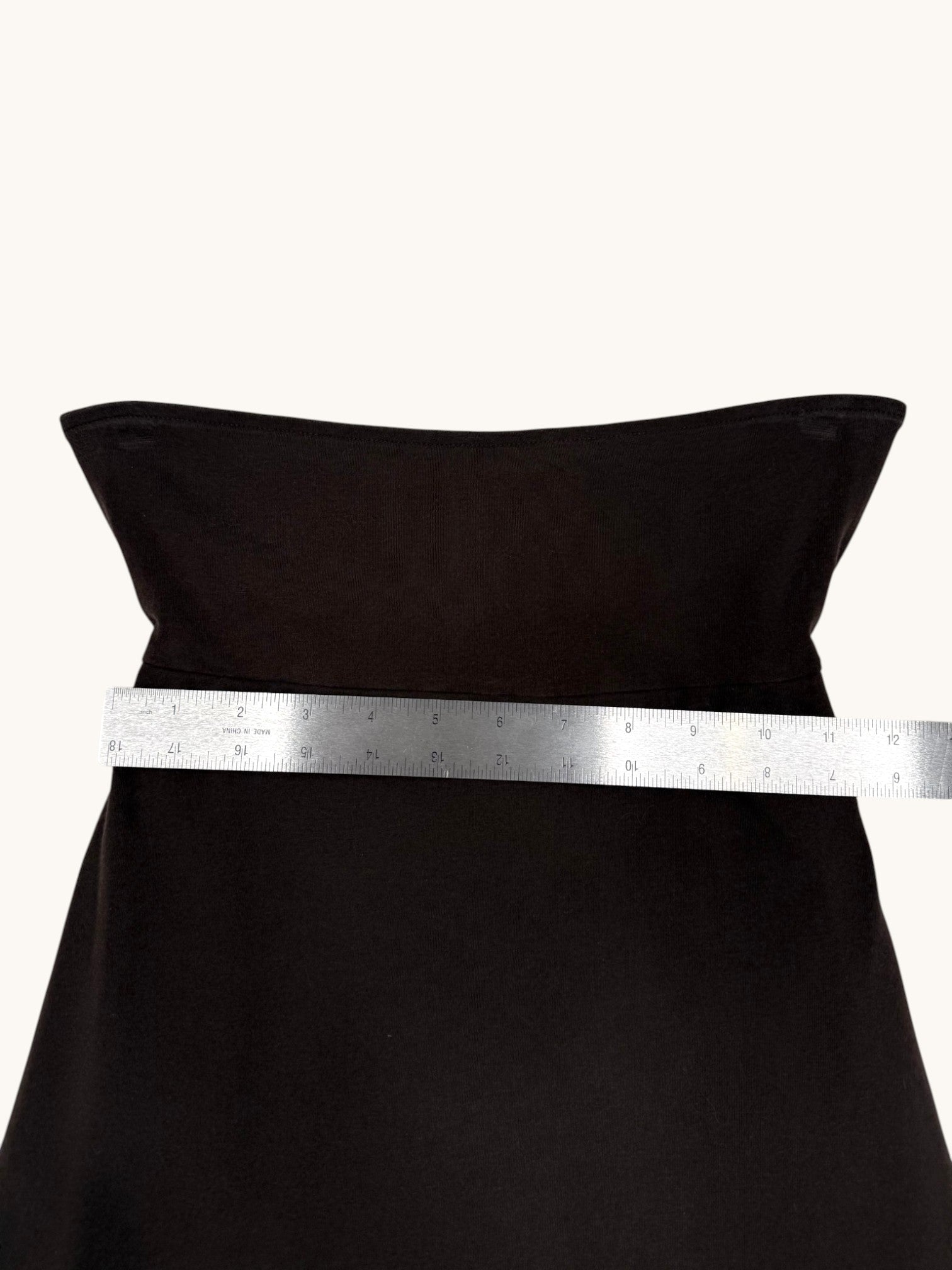 00s Victoria's Secret Brown Strapless Dress - XS