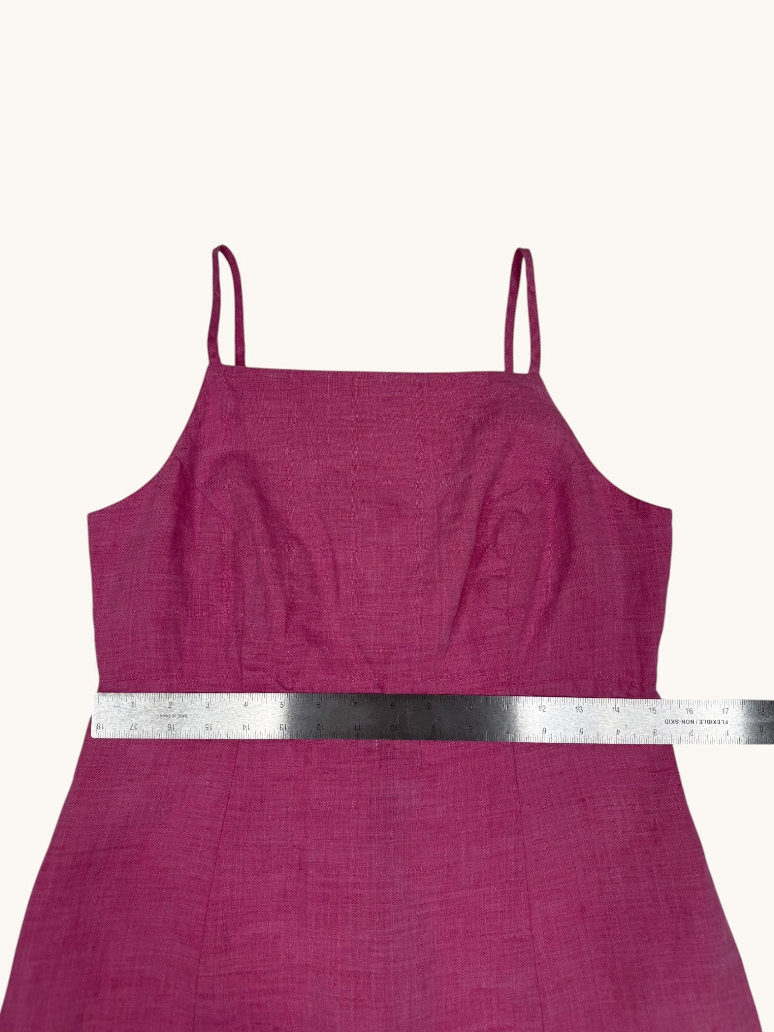 00s Gap Pink Linen Dress - 10