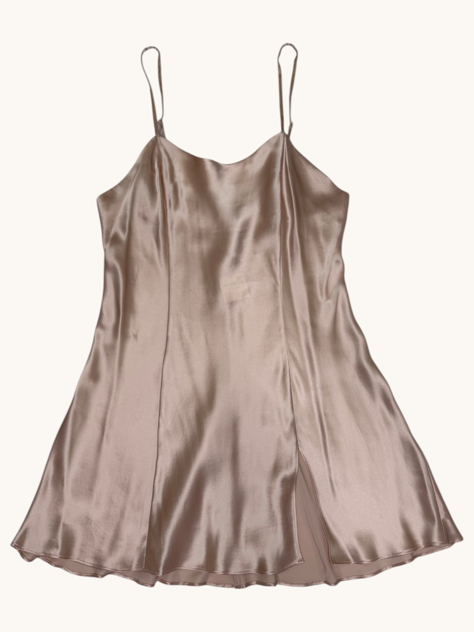 00s Victoria's Secret Pink Silk Slip Dress - M
