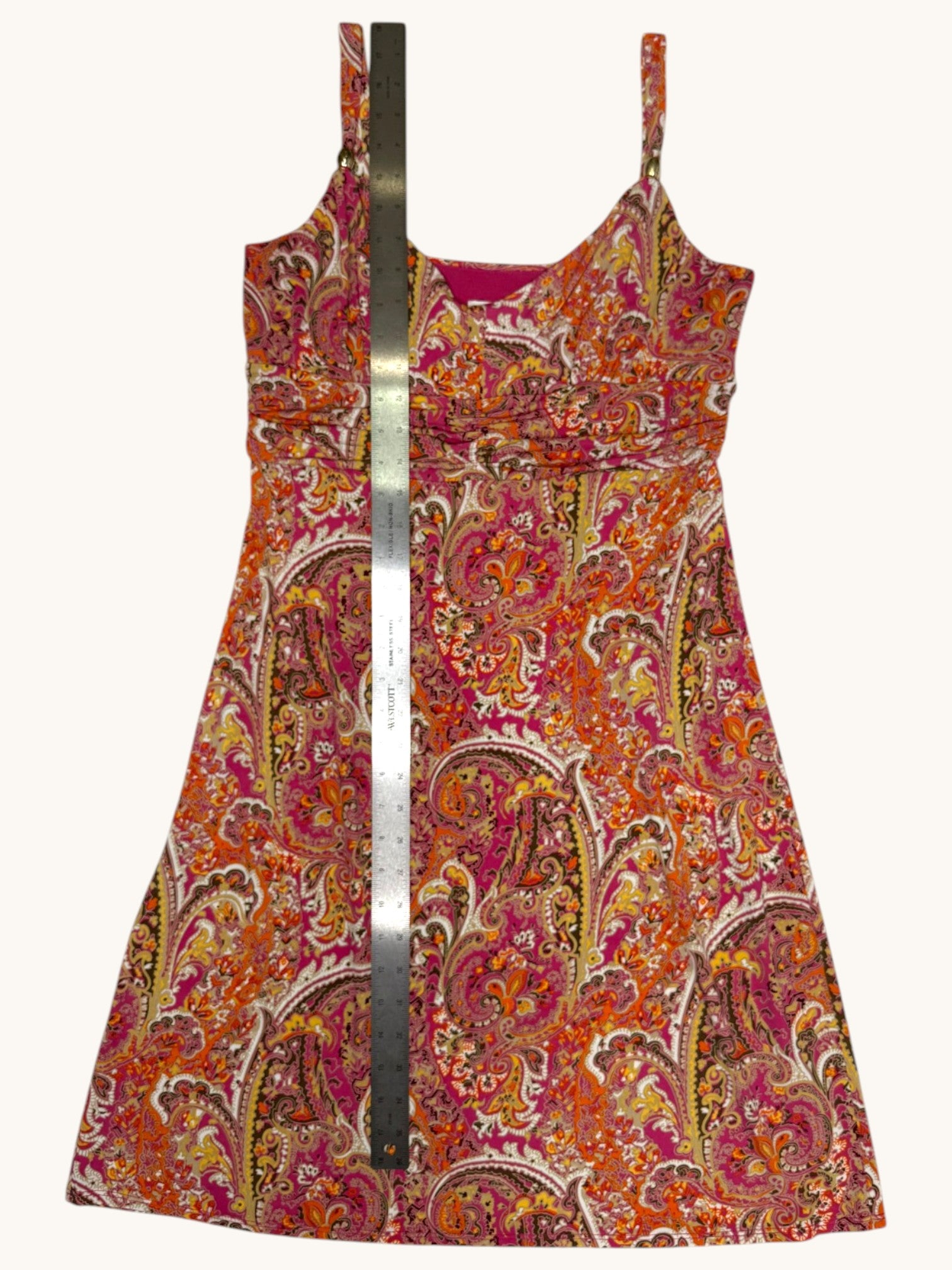 00s Loft Multicolor Paisley Dress - 10