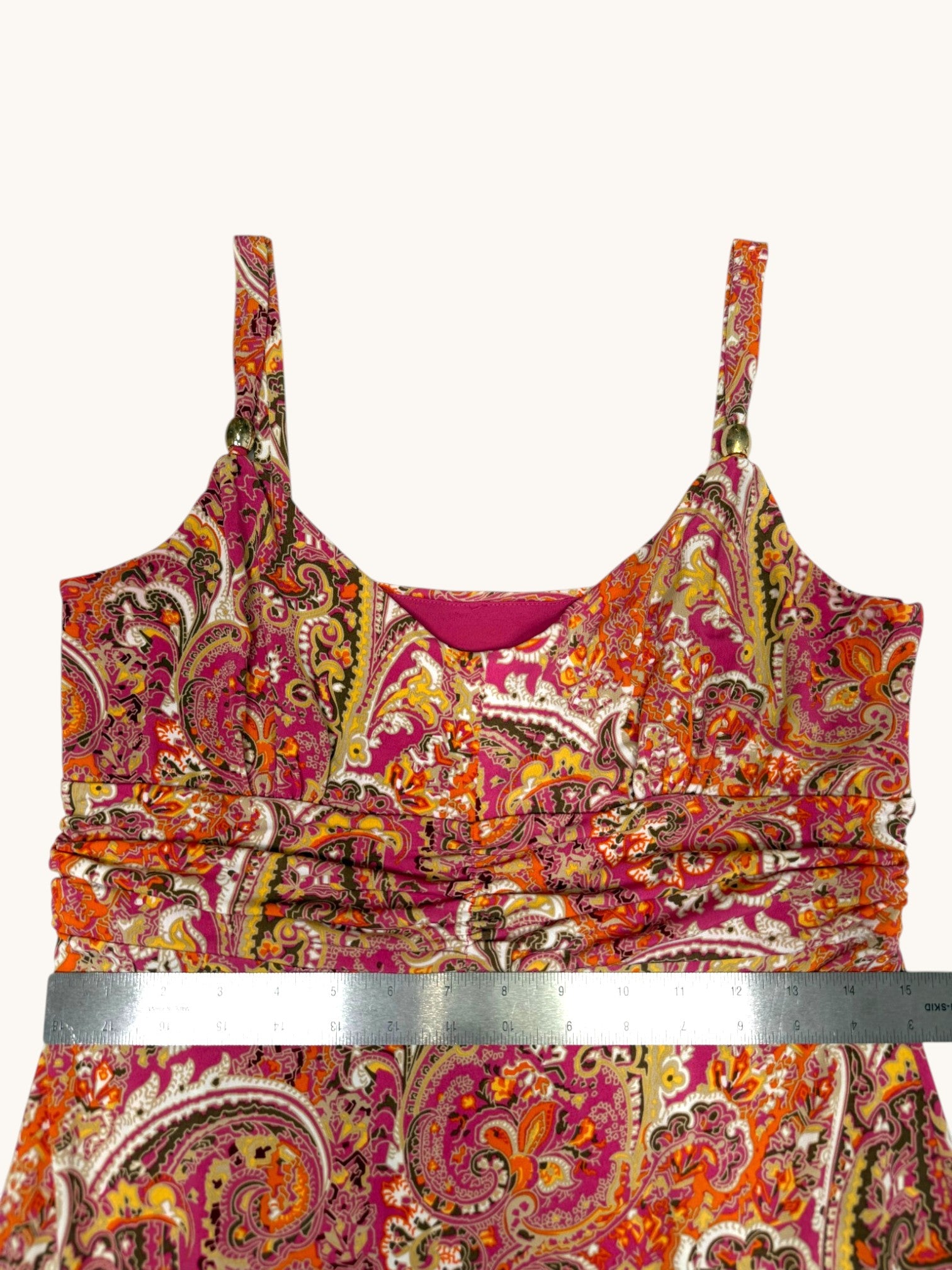 00s Loft Multicolor Paisley Dress - 10