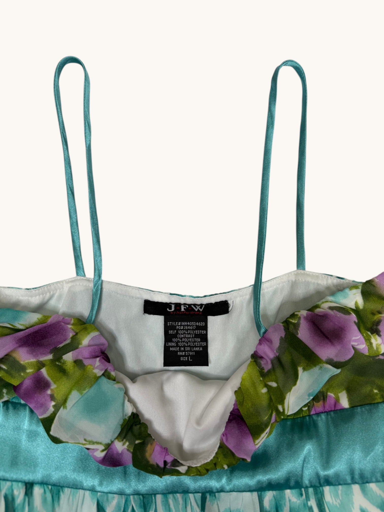 00s JFW by Just For Wraps Floral Sundress - L