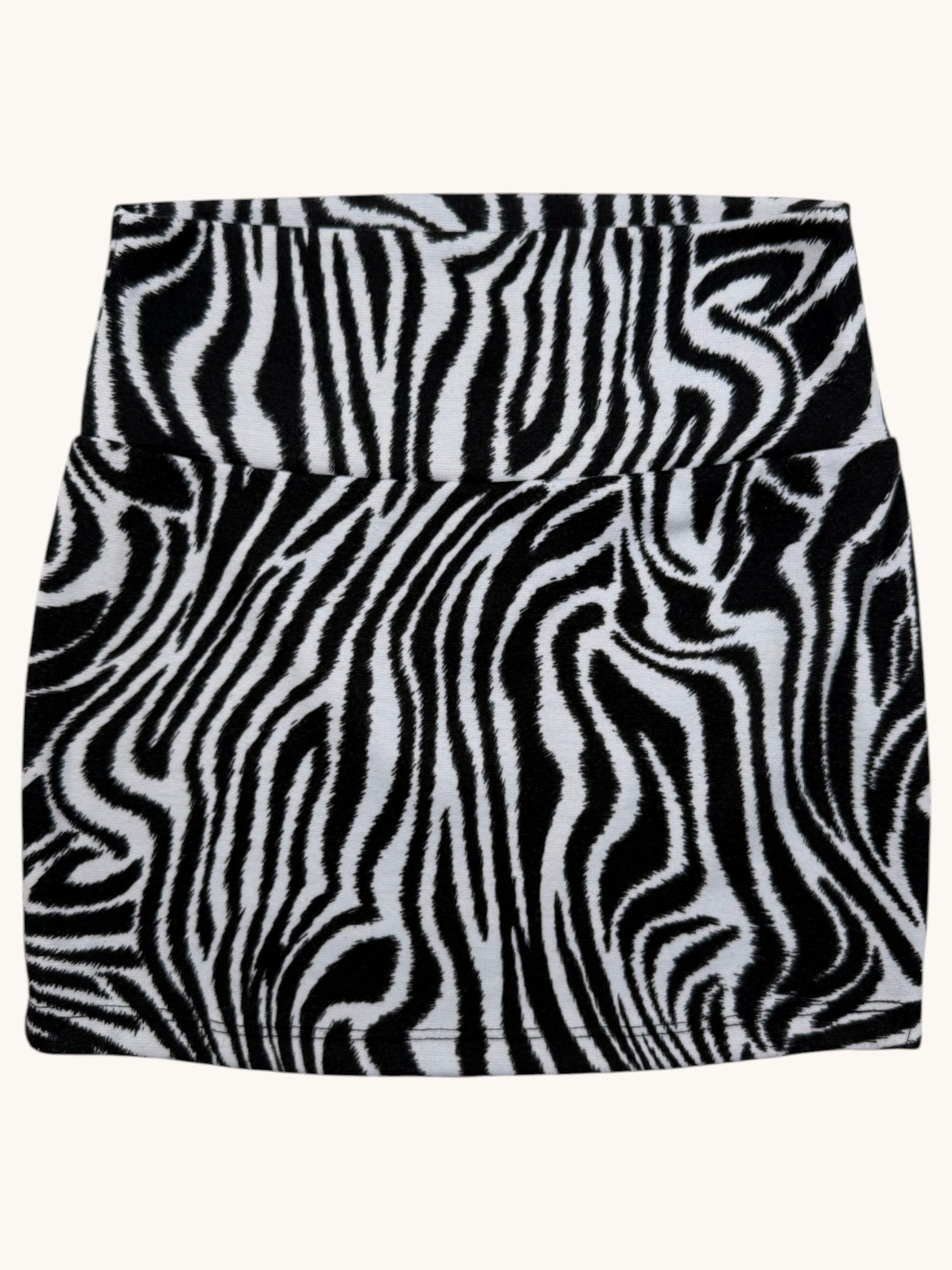 00s Wet Seal Zebra Skirt - S