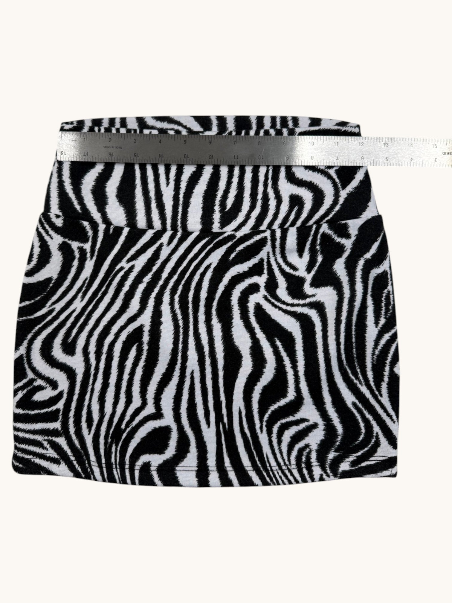 00s Wet Seal Zebra Skirt - S