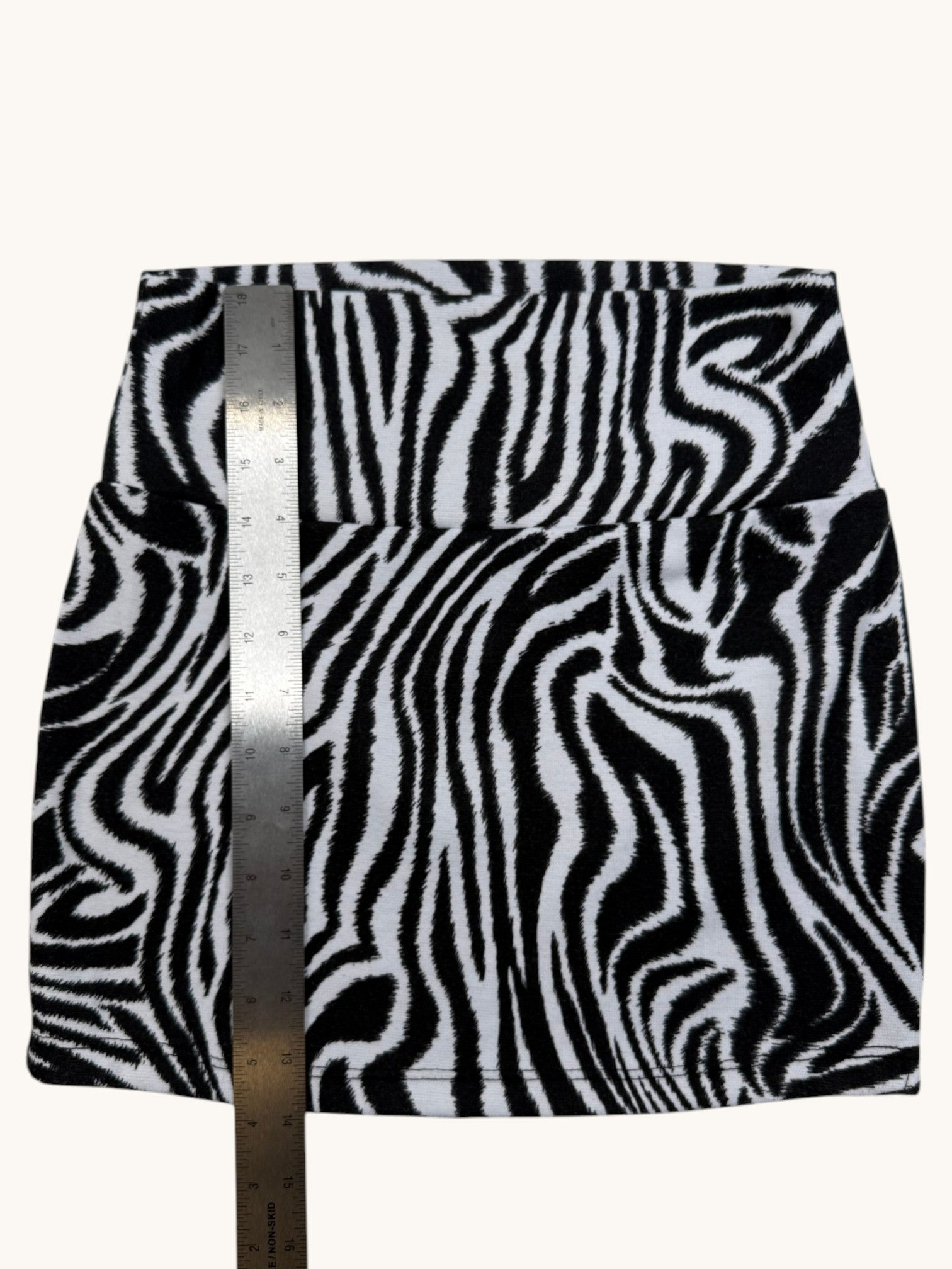 00s Wet Seal Zebra Skirt - S