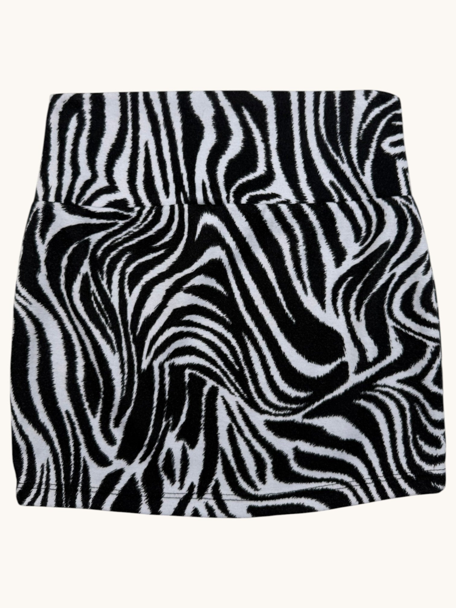 00s Wet Seal Zebra Skirt - S