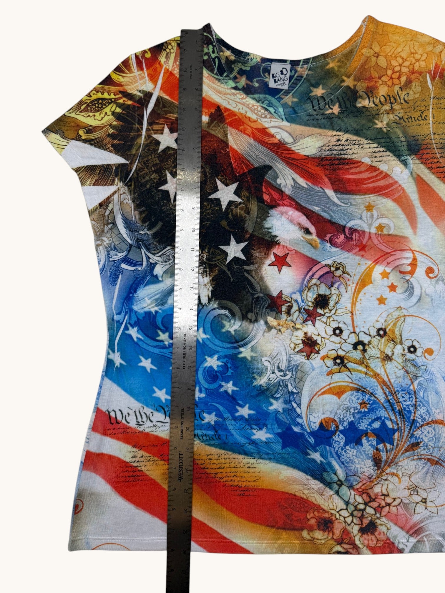 00s Big Bang Clothing USA American Flag Tee - XL