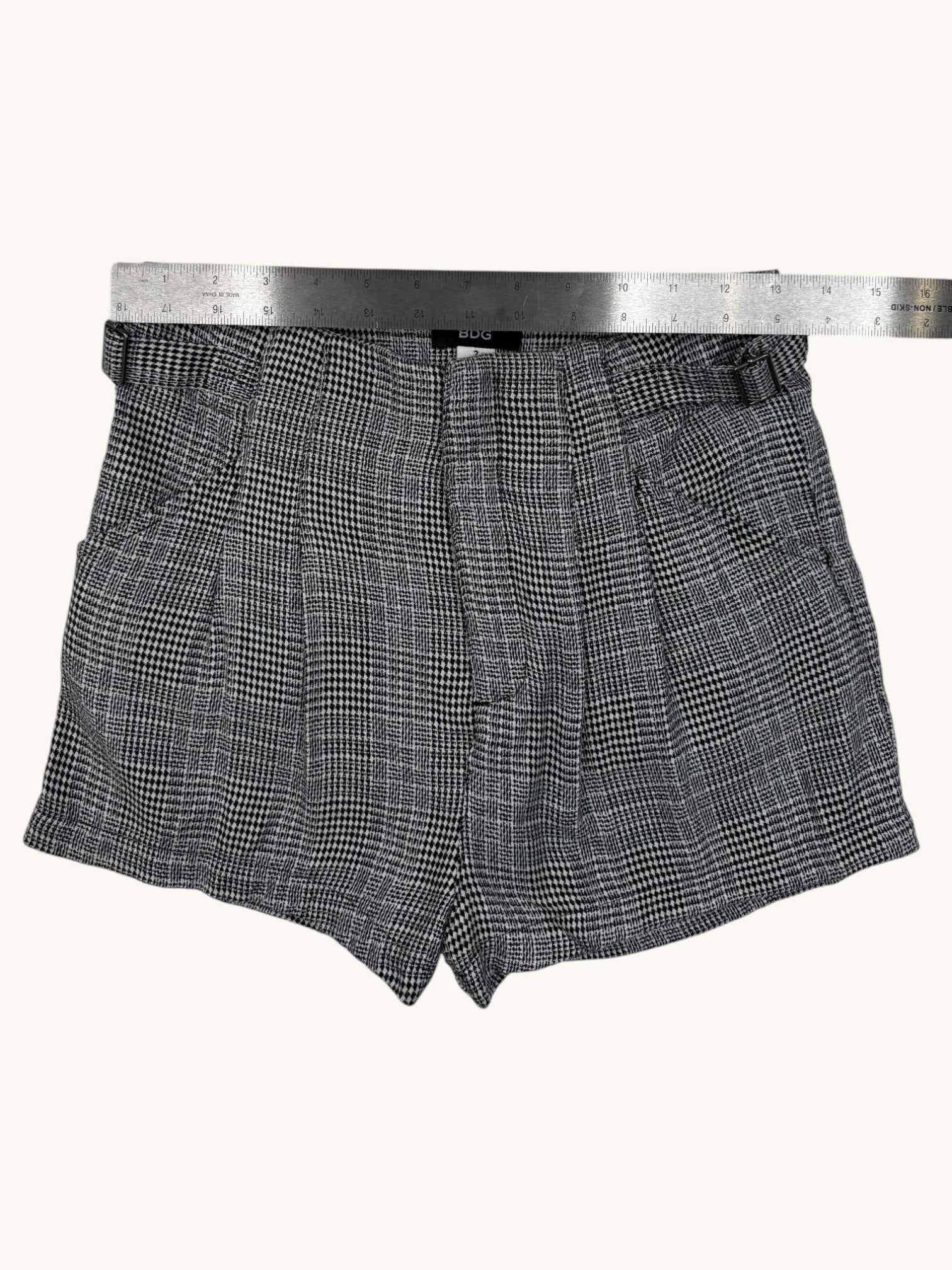 BDG Black Tweed Shorts - 2