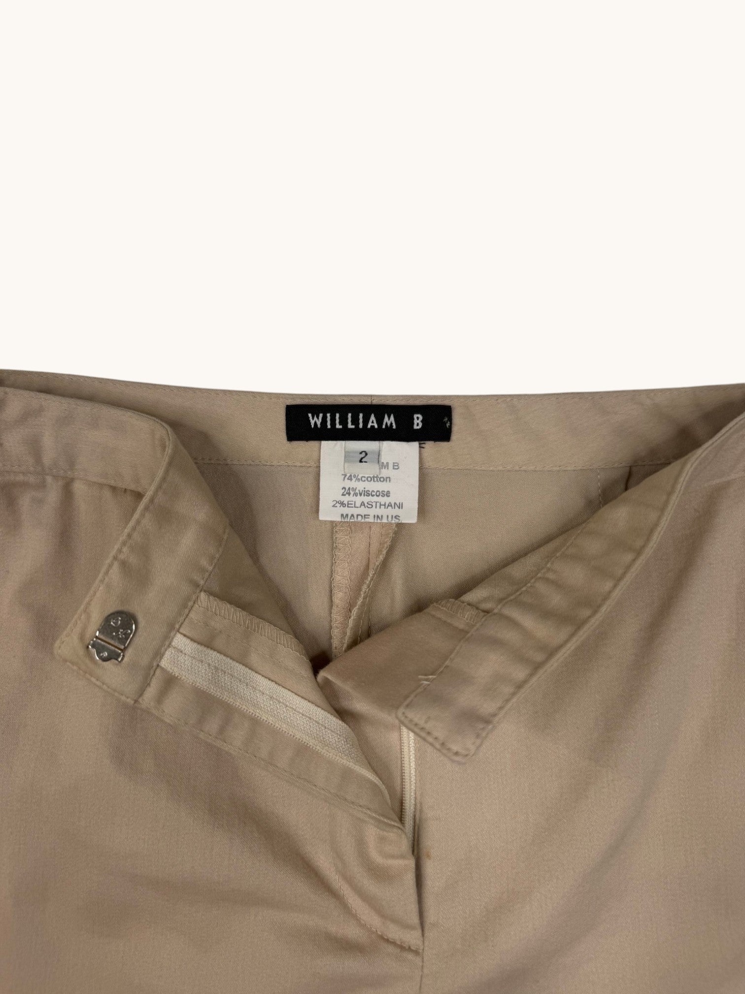90s William B Beige Capri Shorts - 2