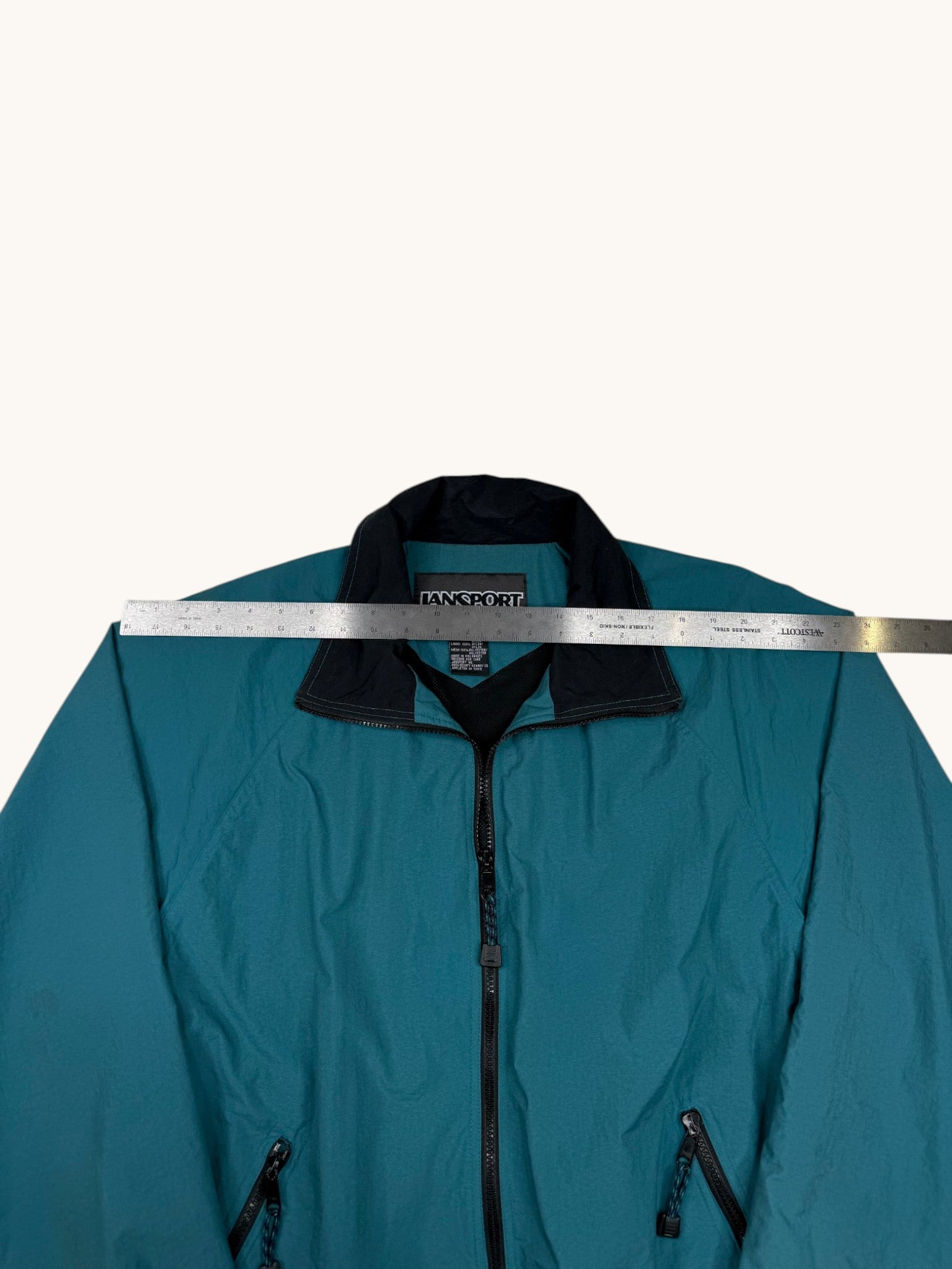 90s Jansport Green Windbreaker Jacket - M