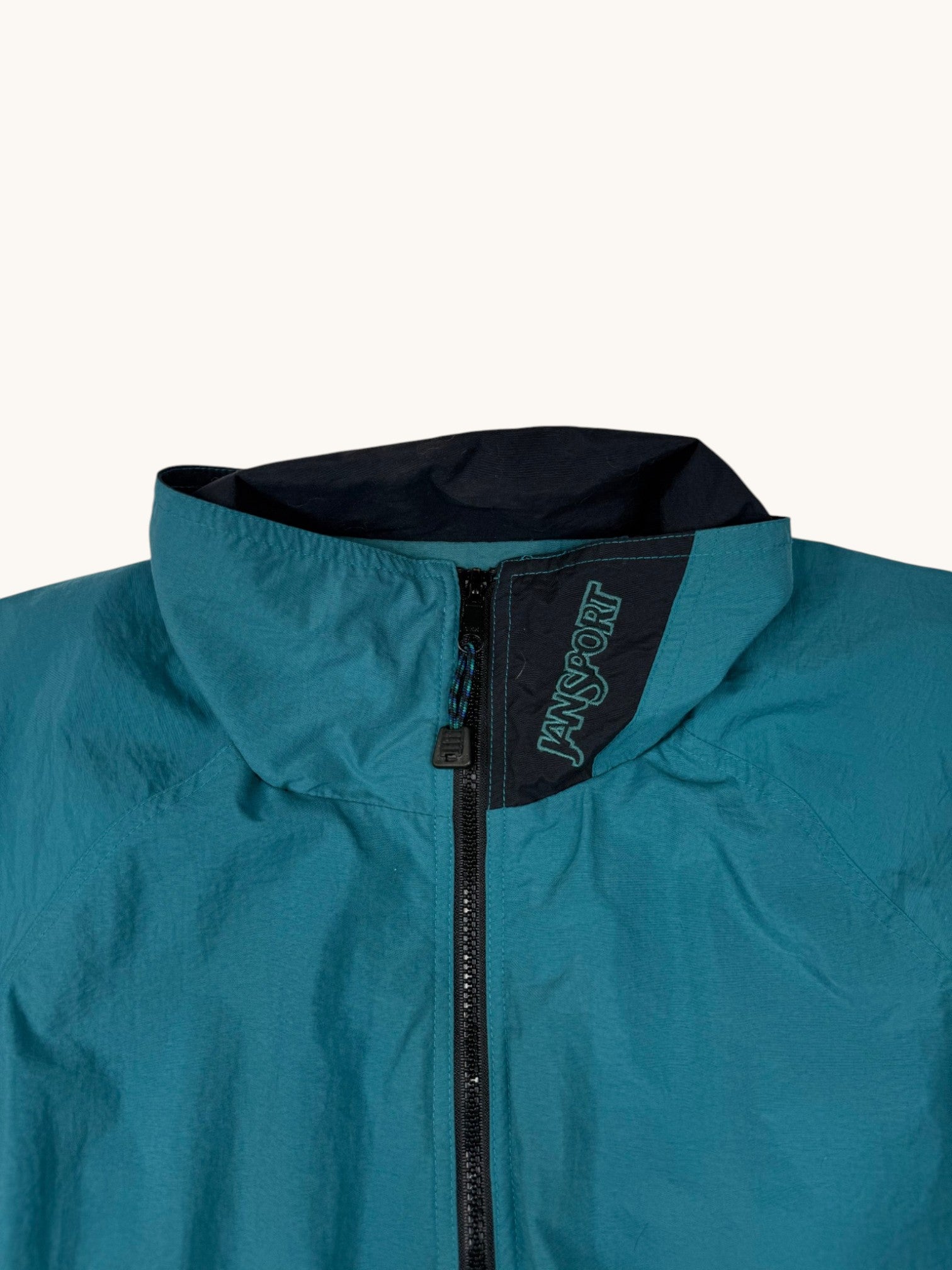 90s Jansport Green Windbreaker Jacket - M
