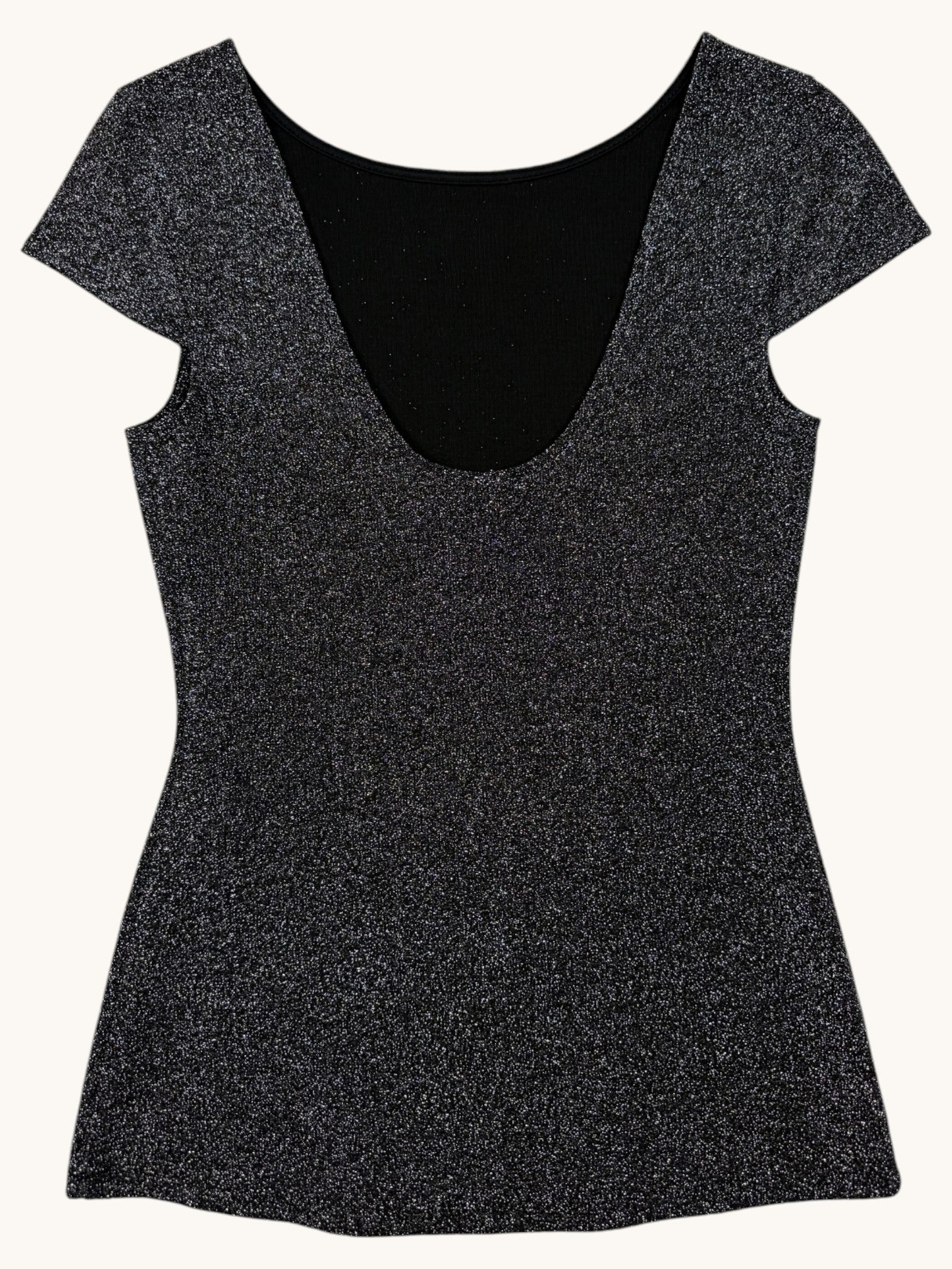Express Black Sparkle Top - XS