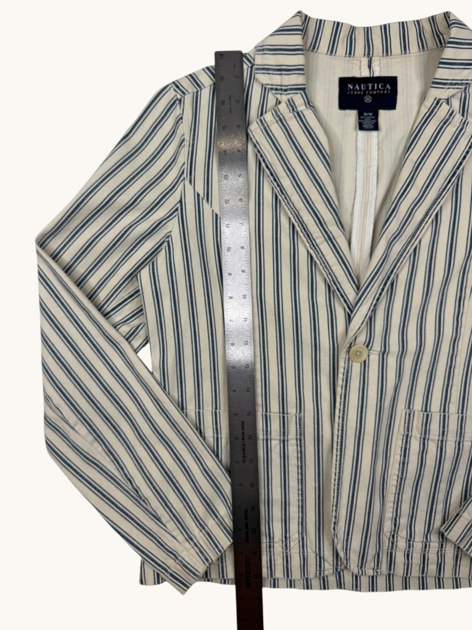 90s Nautica Striped Blazer - M