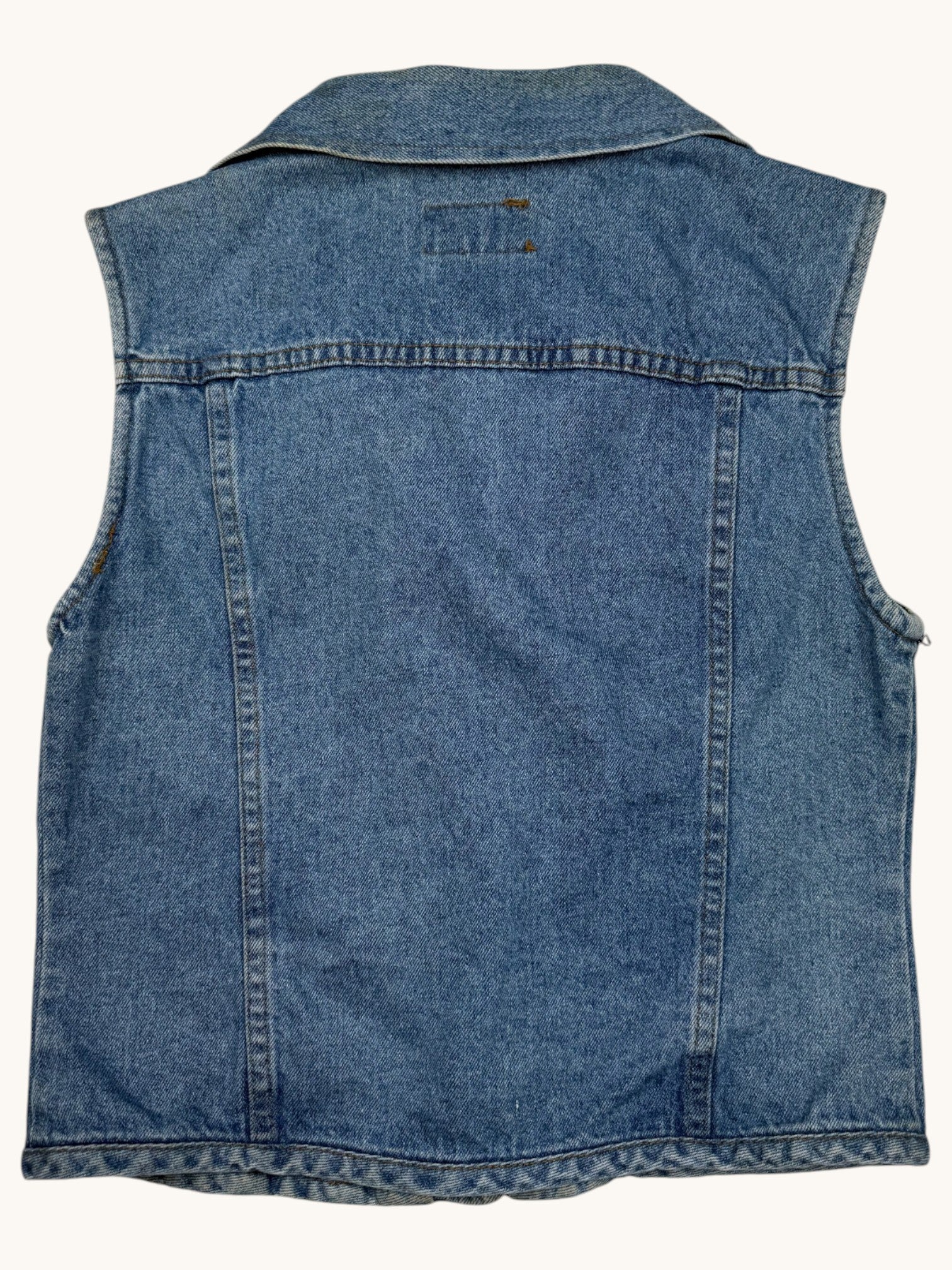 90s Arizona Jean Company Blue Denim Vest - M