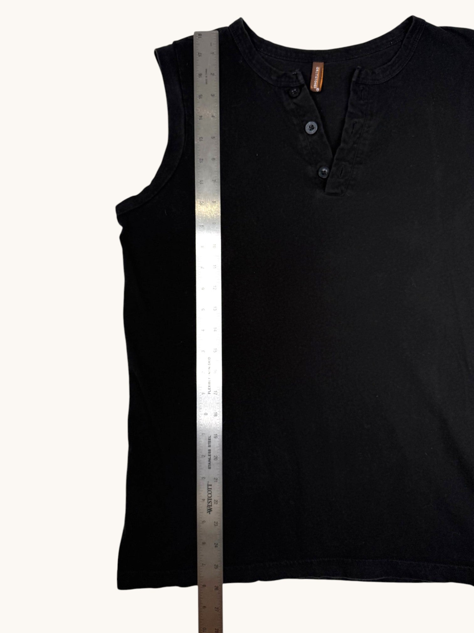 Gritstones Black Tank - L