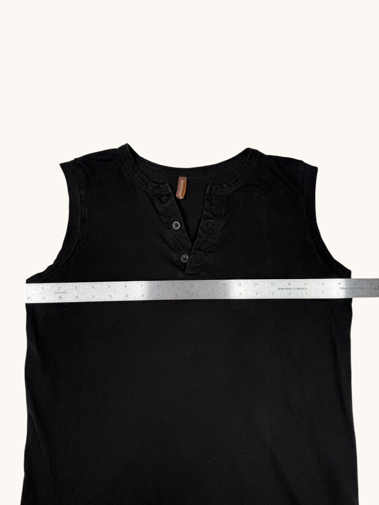 Gritstones Black Tank - L
