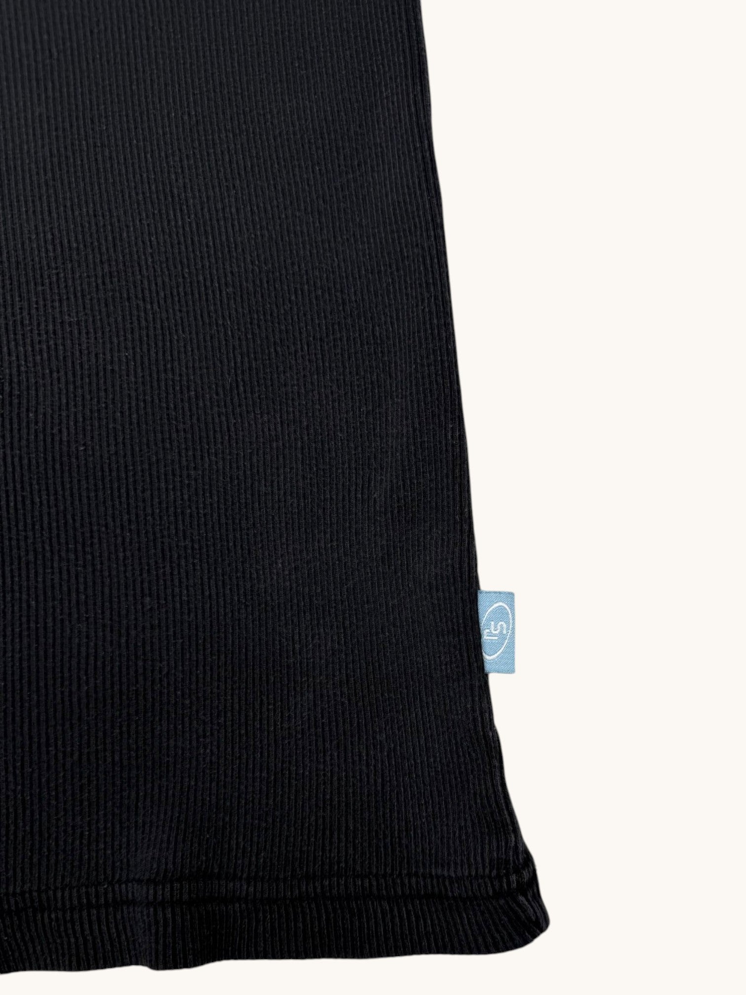 90s Black Ribbed Tank
